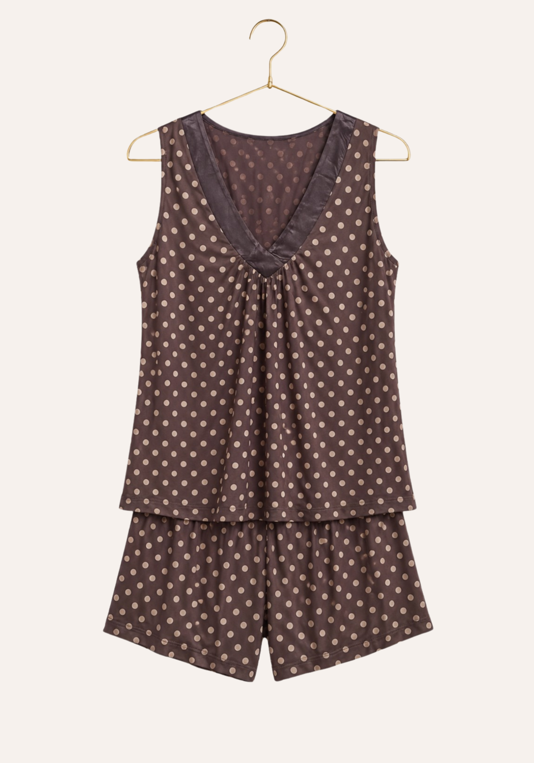 Sleeveless Top With Short Set
