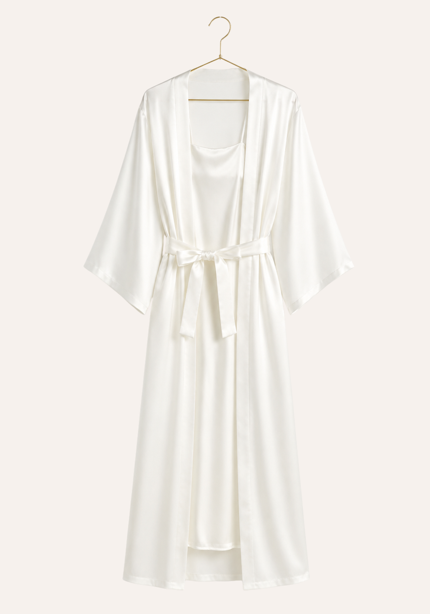 Satin Long Robe Set