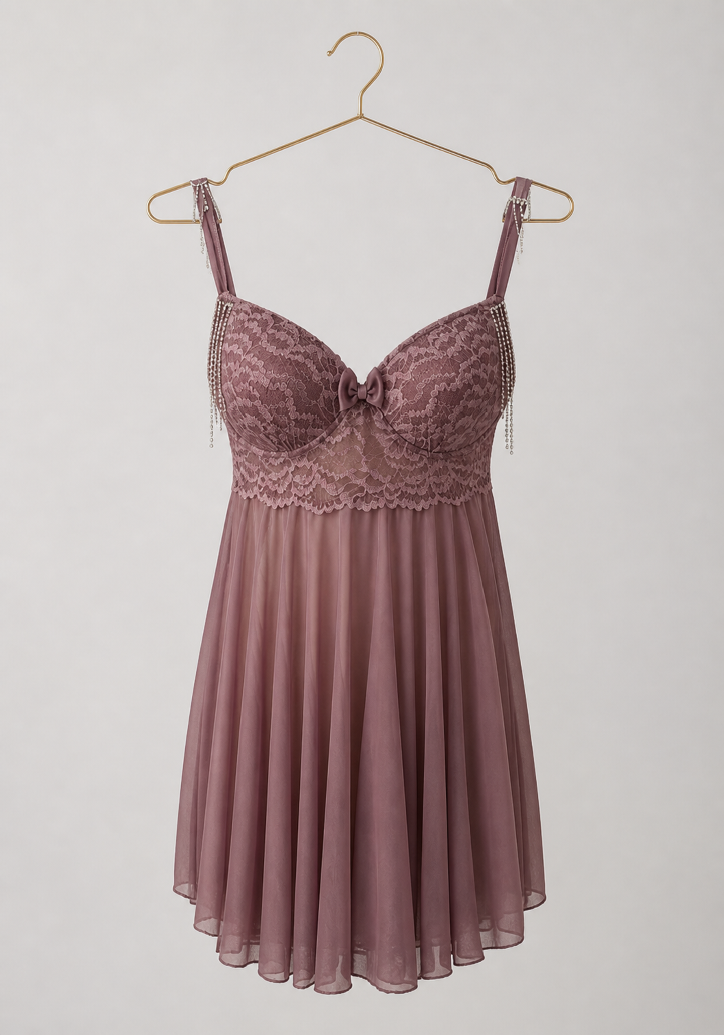 Toulle Babydoll Padded Cups