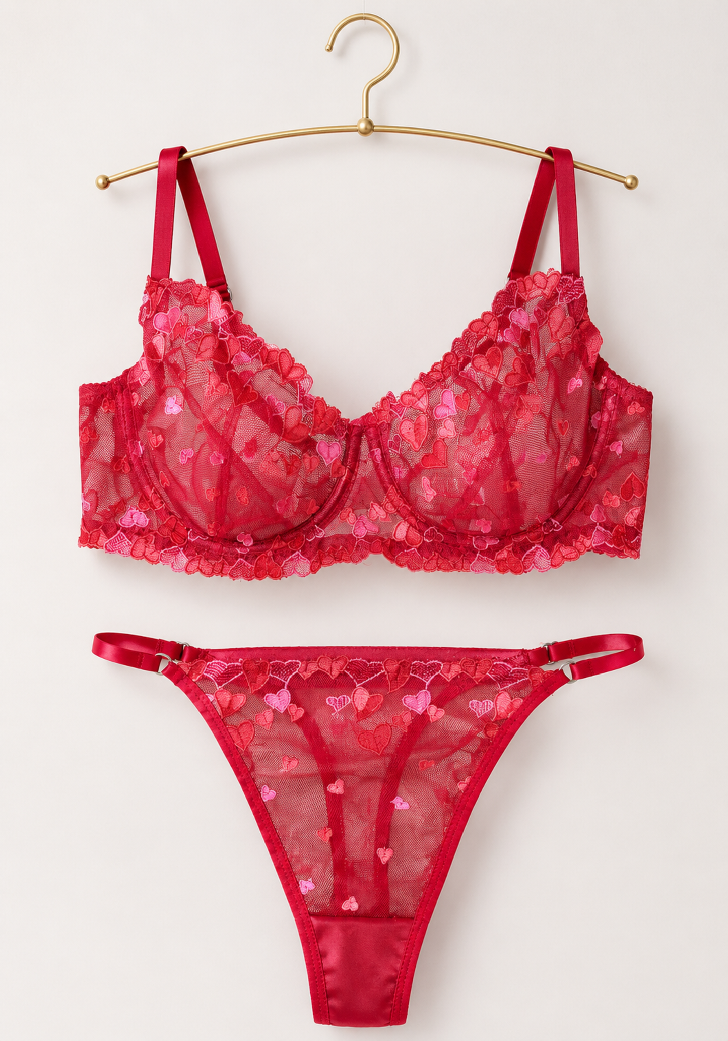 Bridal C-Cup Bra Set