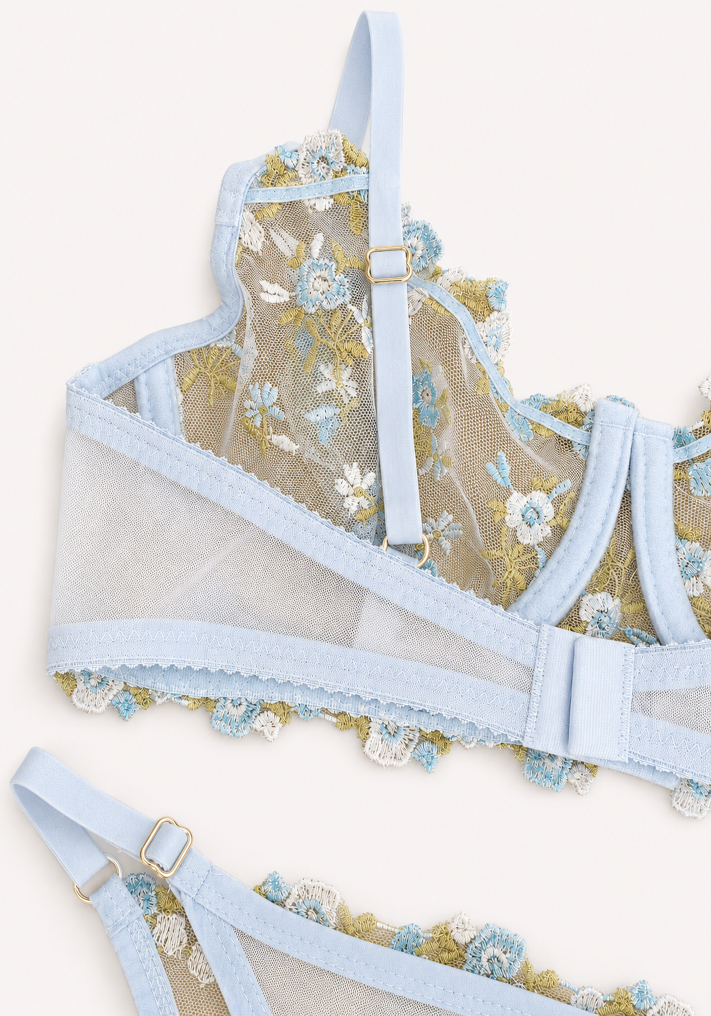 Bridal C-Cup Bra Set