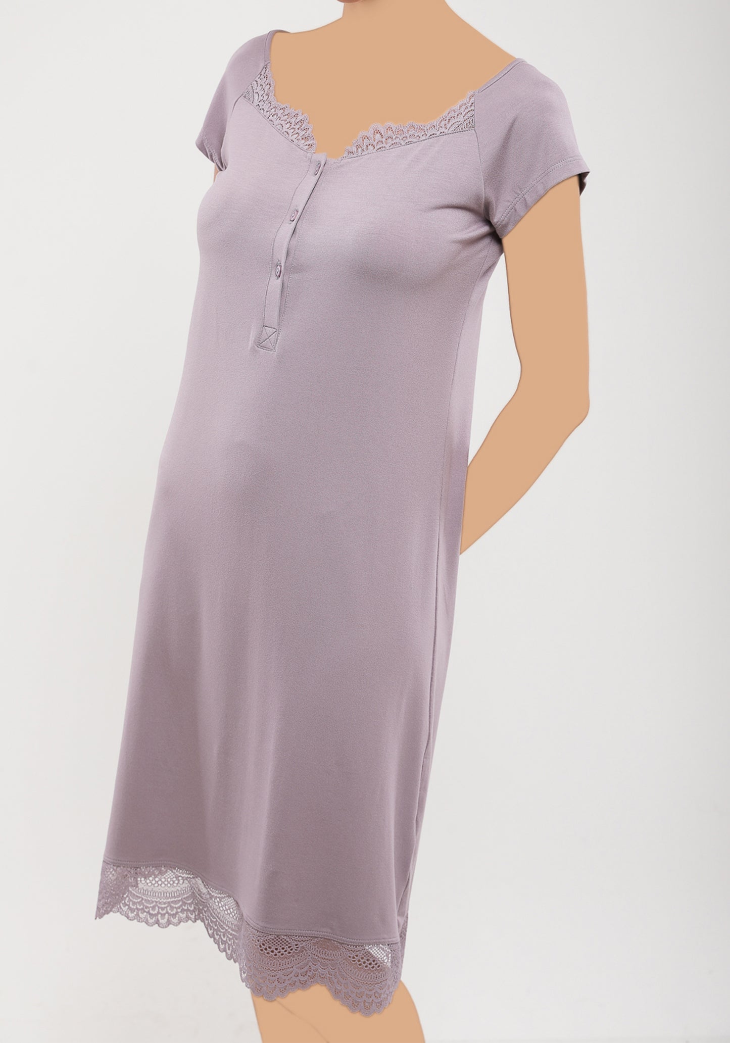 قميص نوم بأكمام قصيرة من S&amp;L