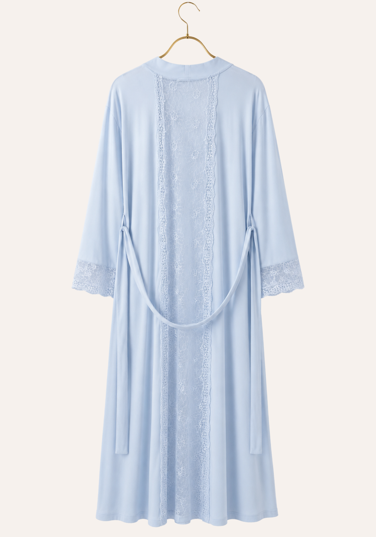 Long Sleeve Long Nighty And Long Sleeve Long Robe Set