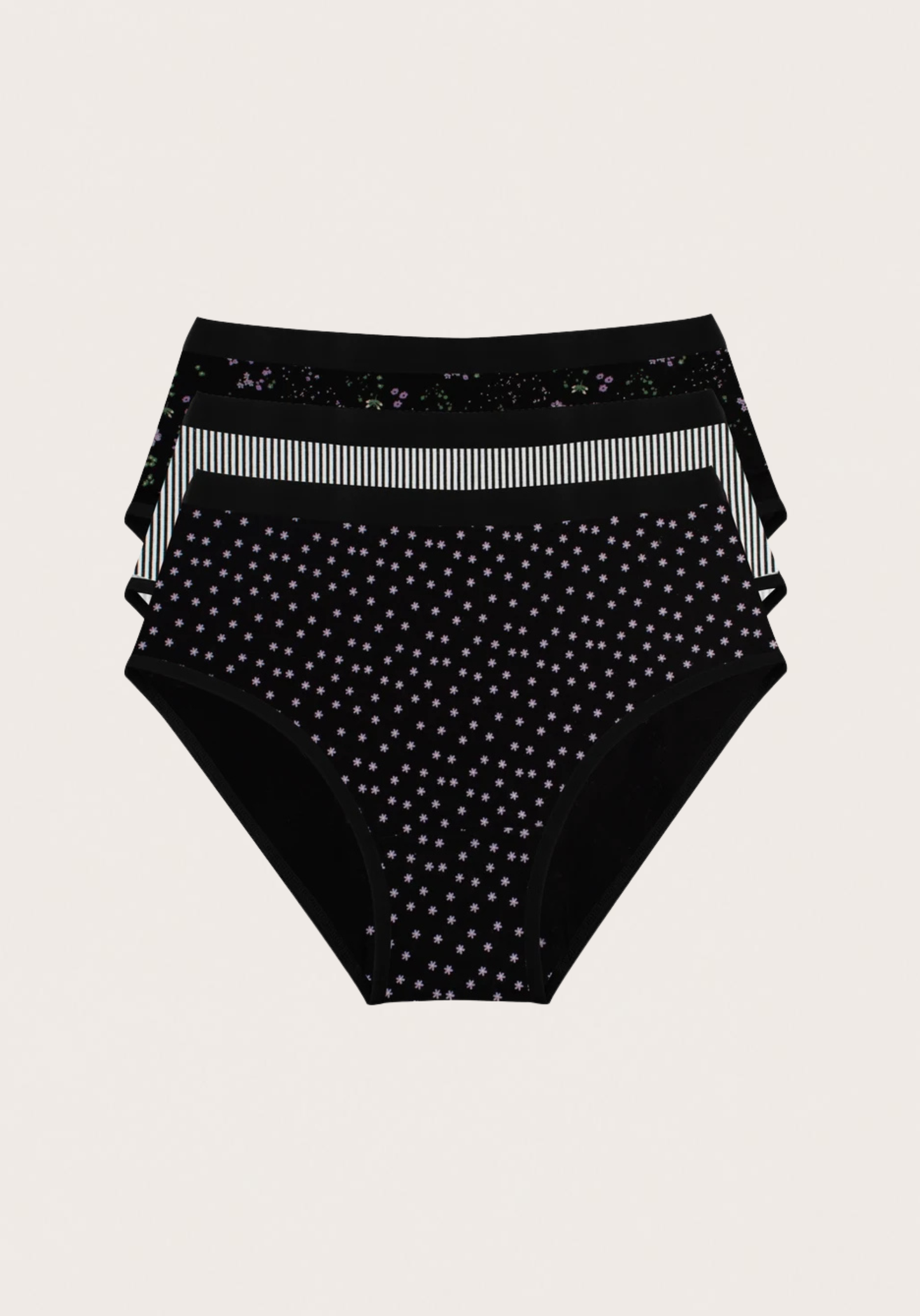 Printed Brief Pack Of 3