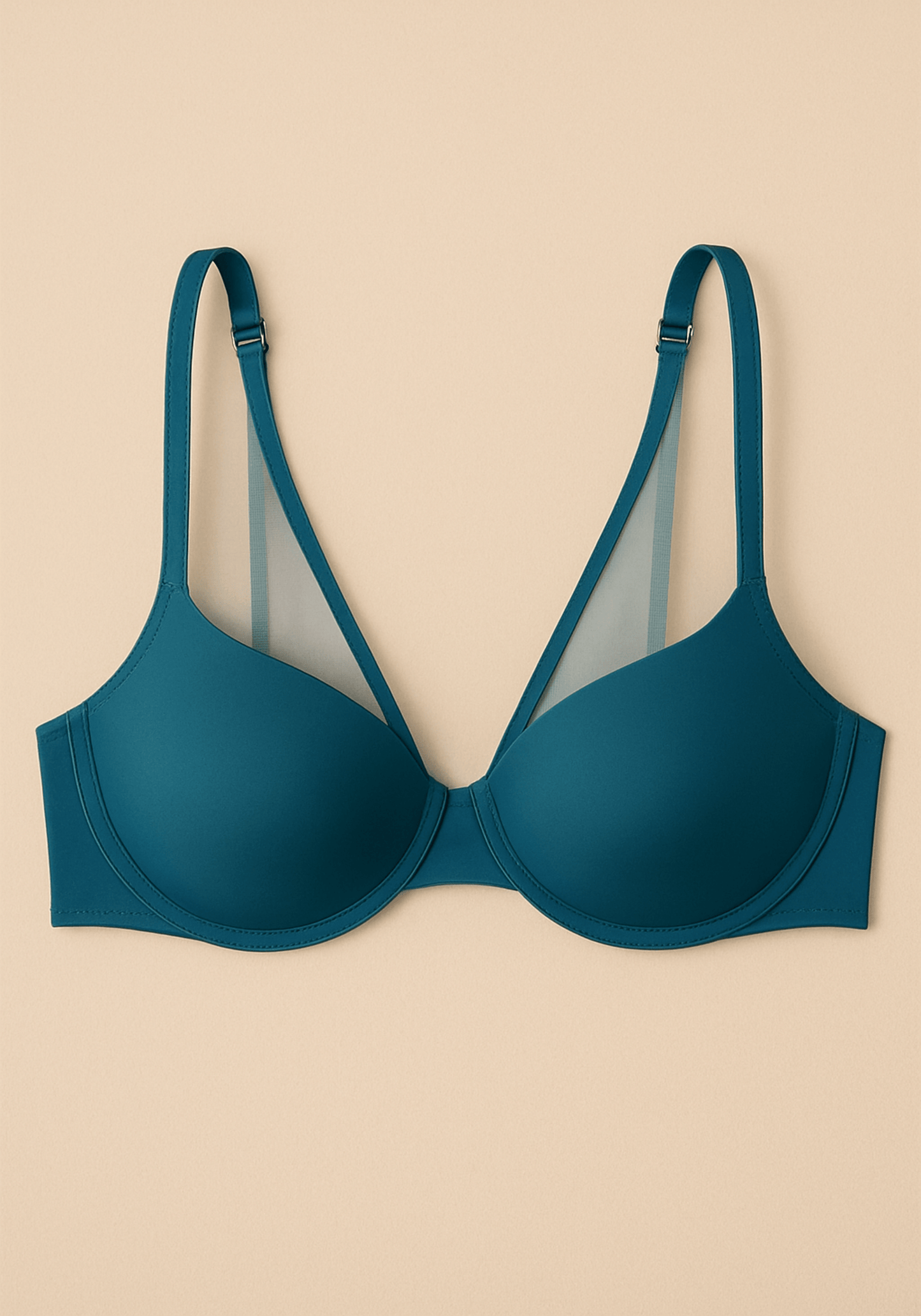 Hollow Breast Tulle Bra