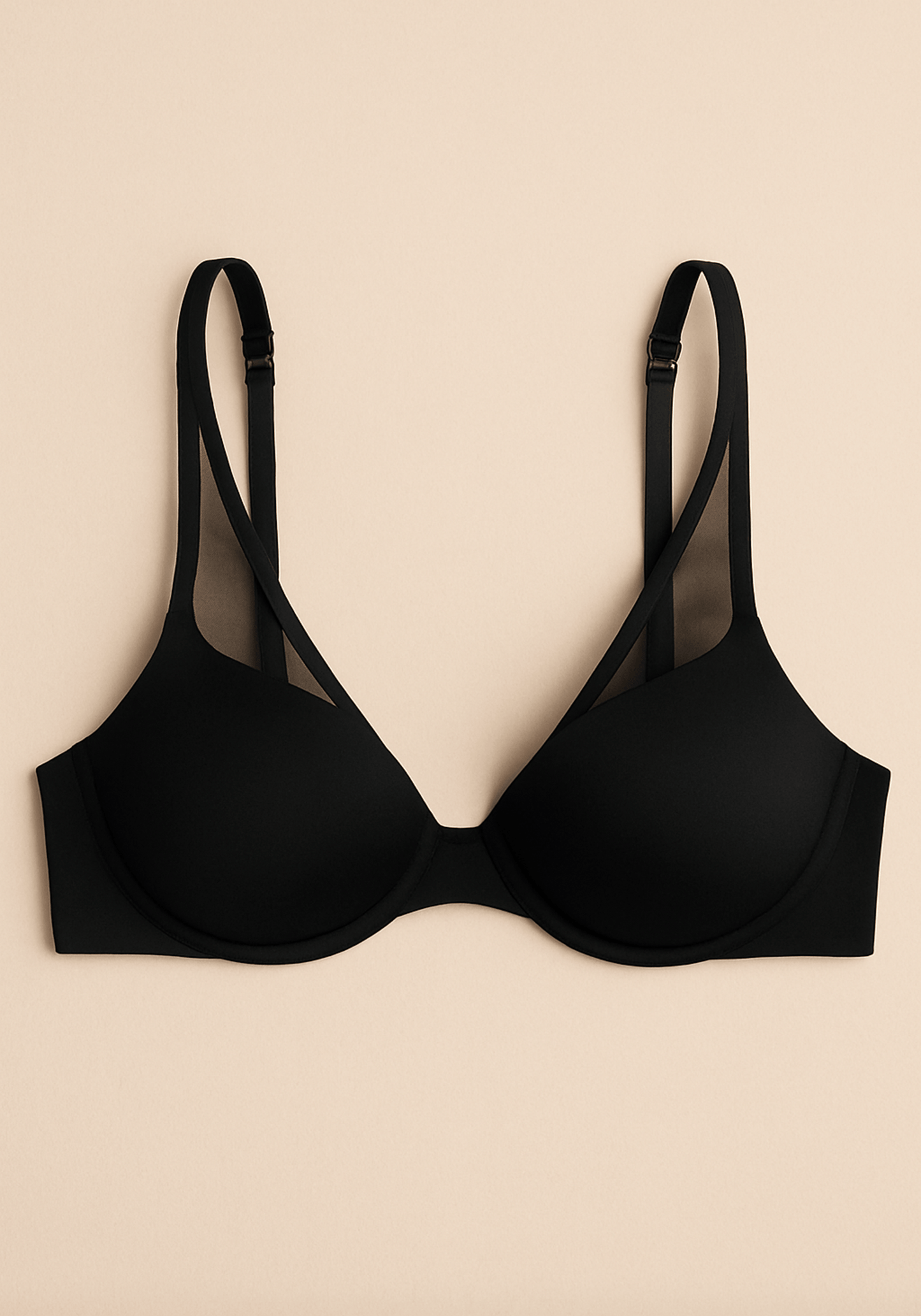 Hollow Breast Tulle Bra