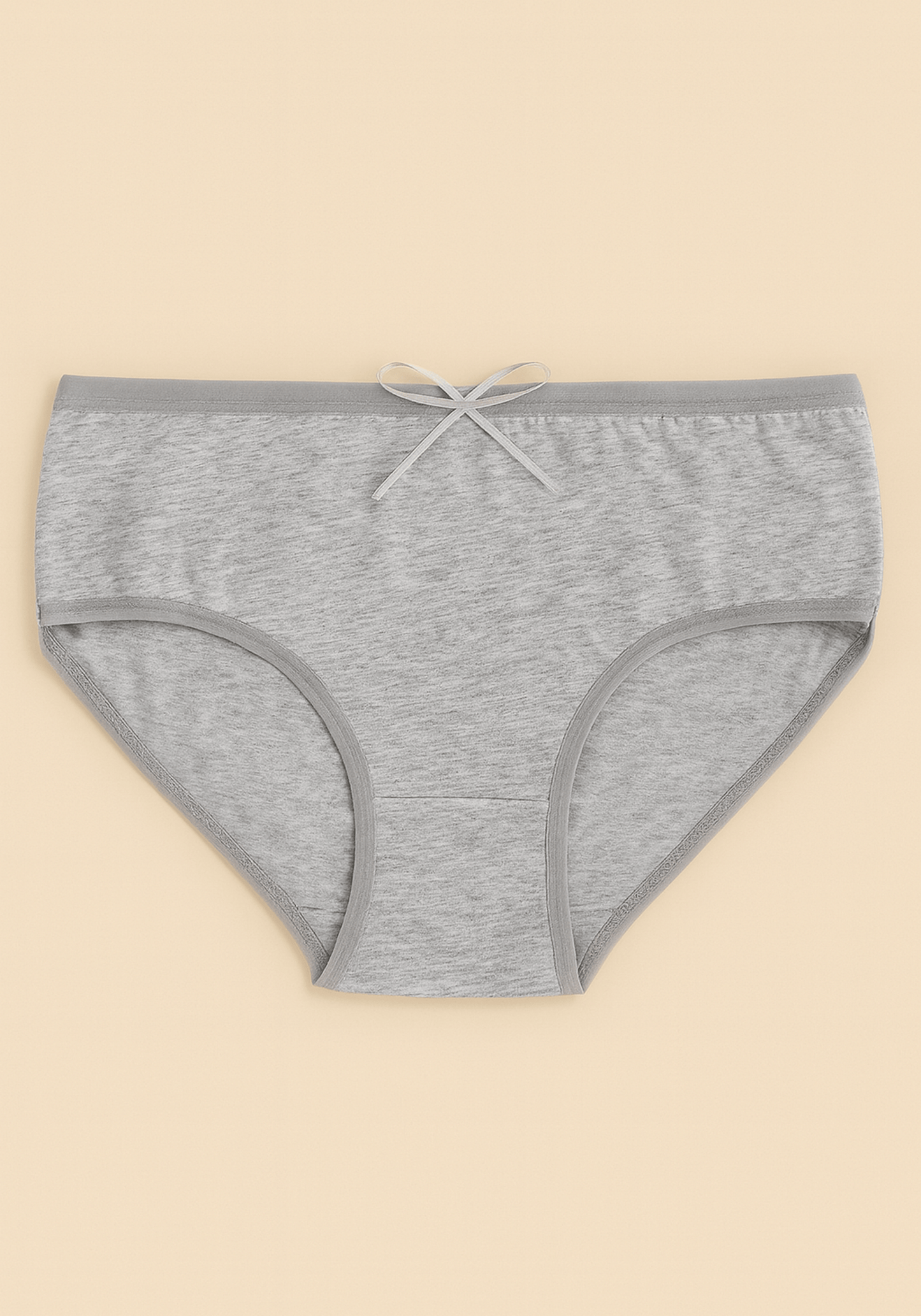 Plain Cotton Hi Waist Panties