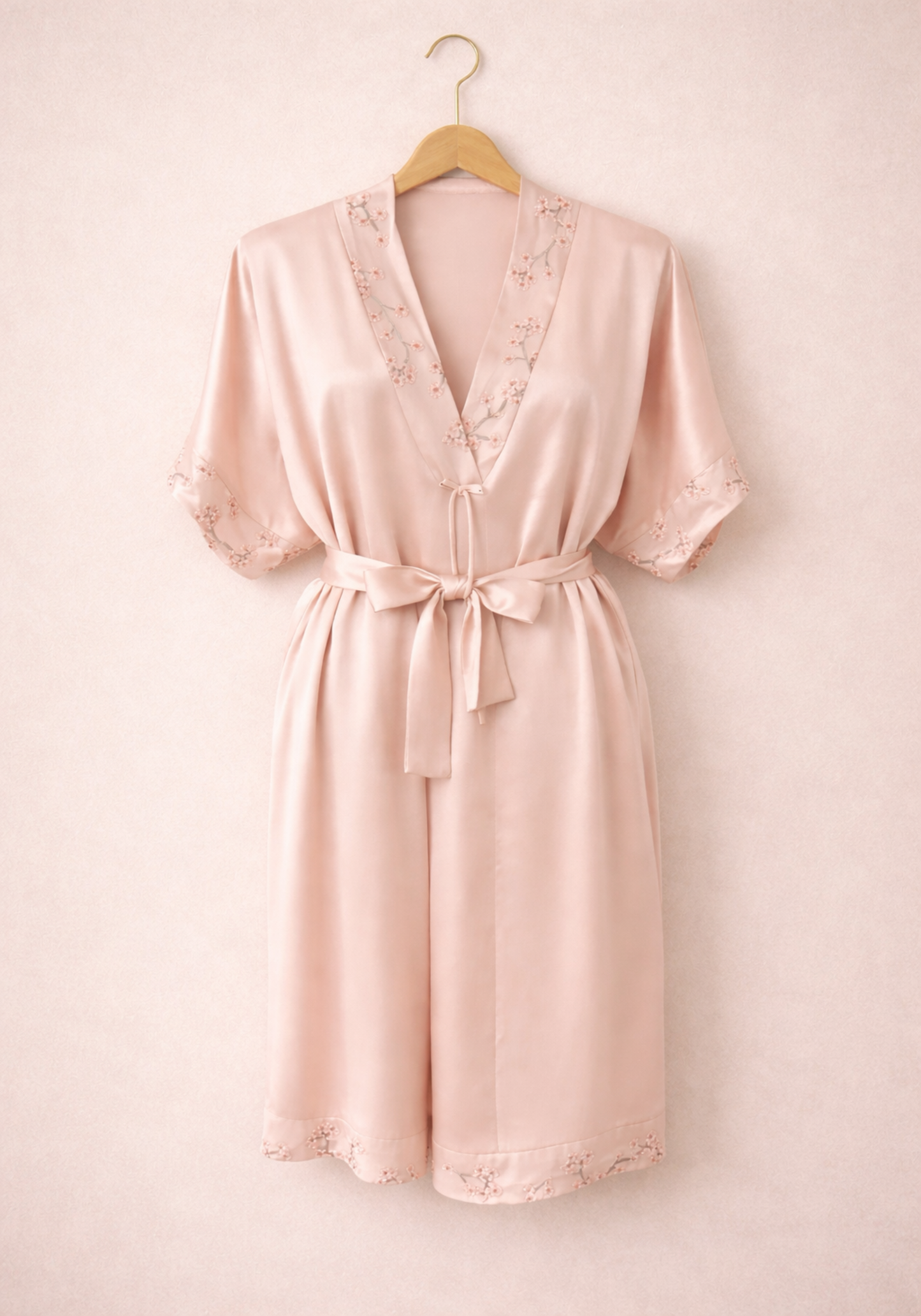 Satin Short Sleeve Nighty