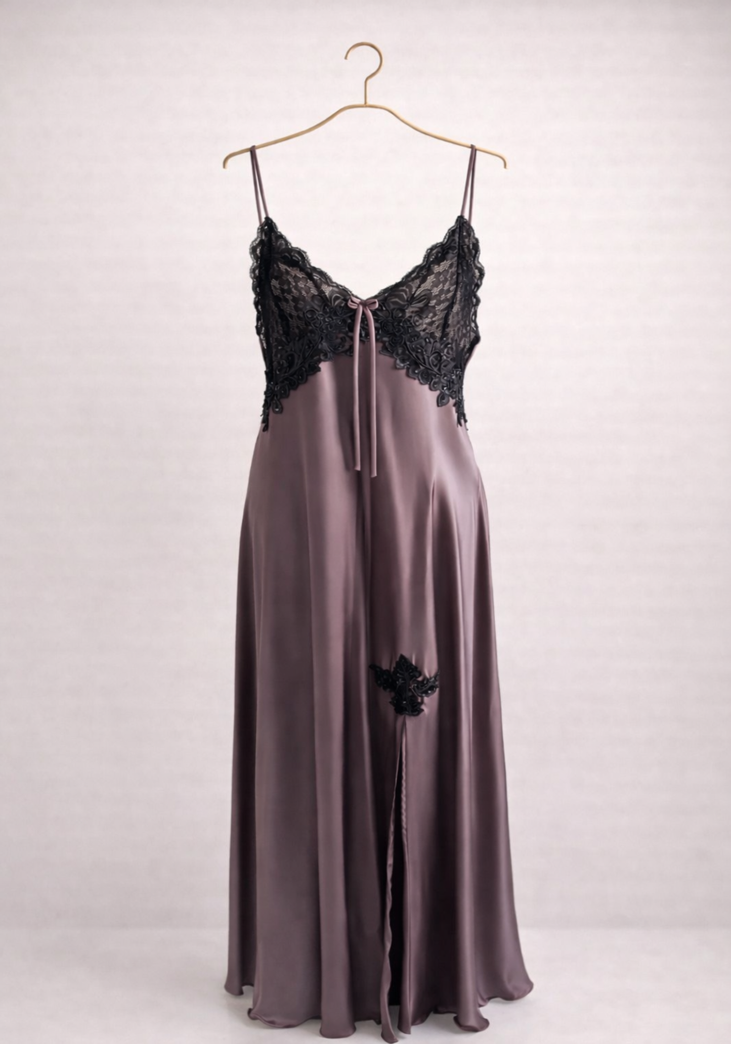 Satin Shoulder Strap Night Gown