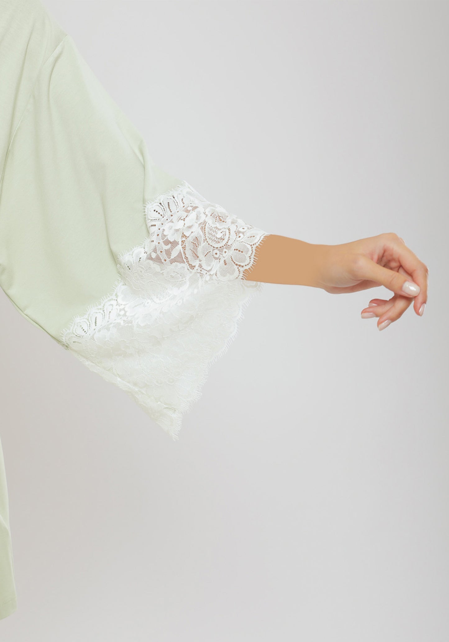 طقم دانتيل قطني من S&amp;L مكون من 3 قطع