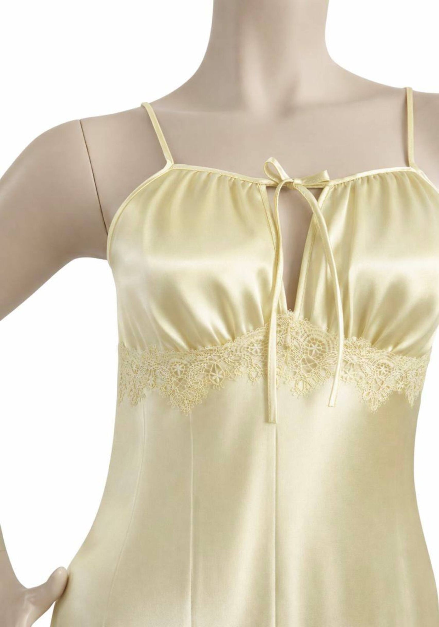 Satin Long Night Gown