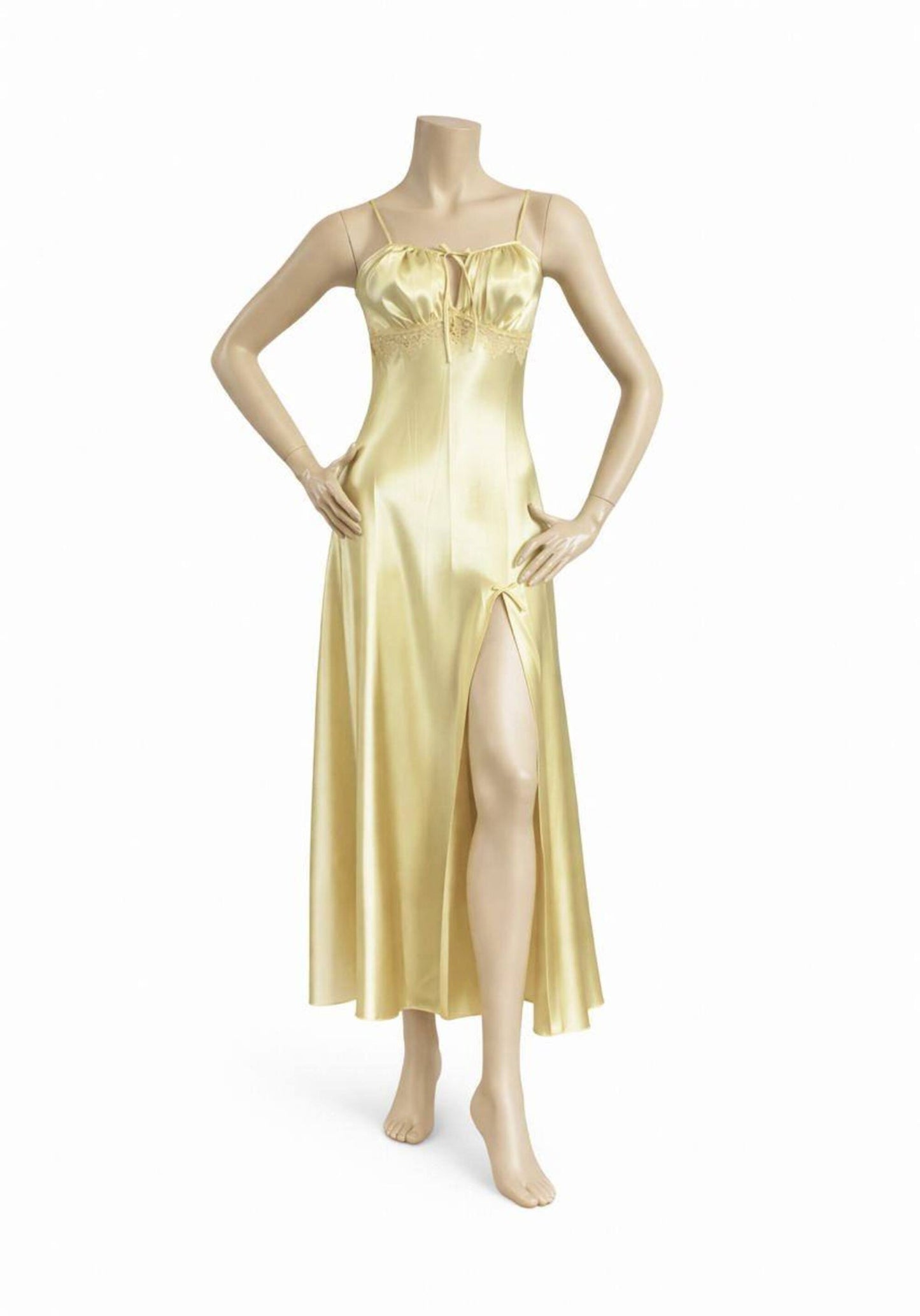 Satin Long Night Gown