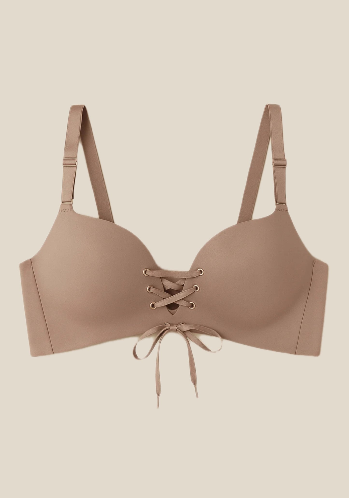 UNDR Double Filled Lace-Up Bra