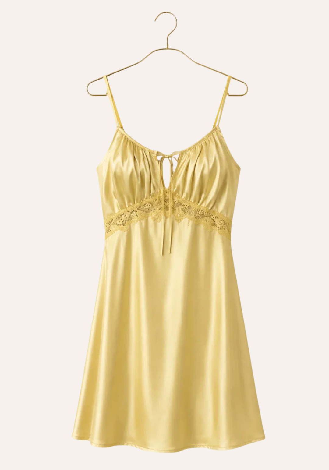 Satin Babydoll Padded Cups