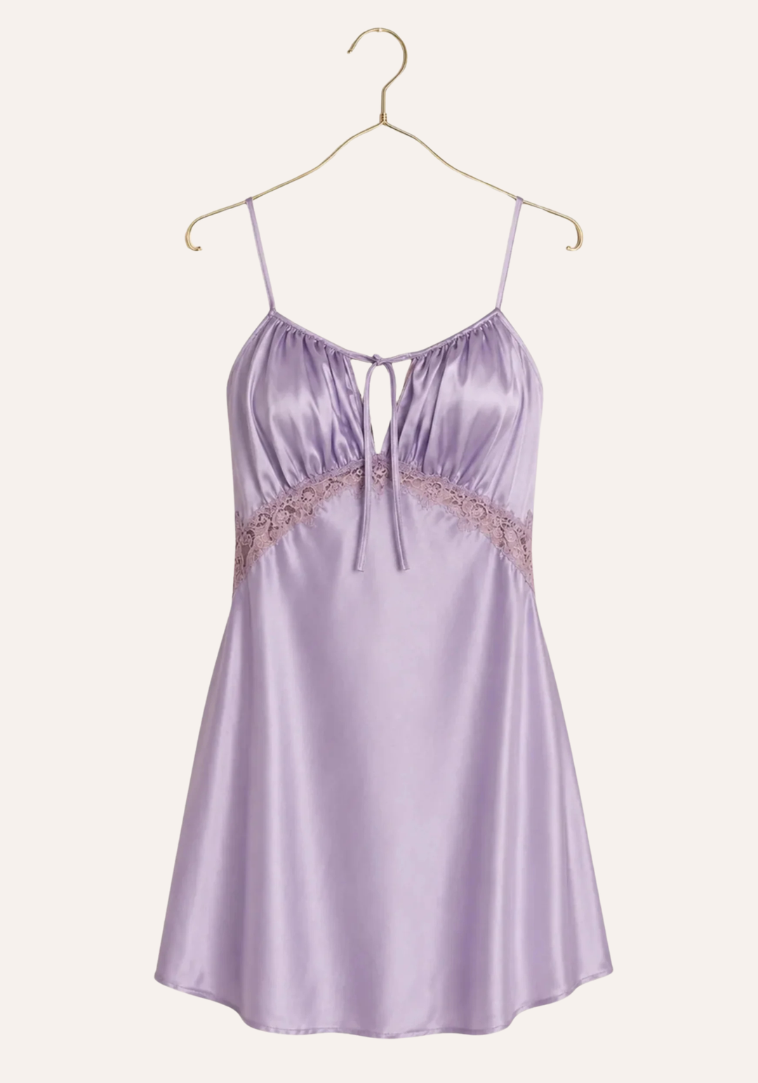 Satin Babydoll Padded Cups