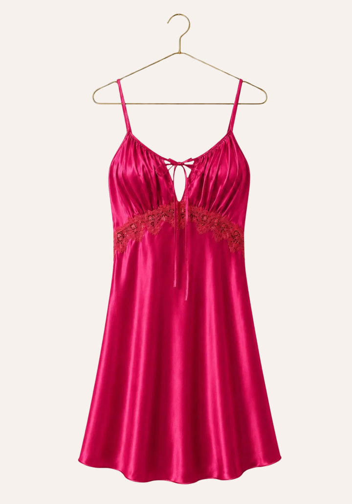 Satin Babydoll Padded Cups