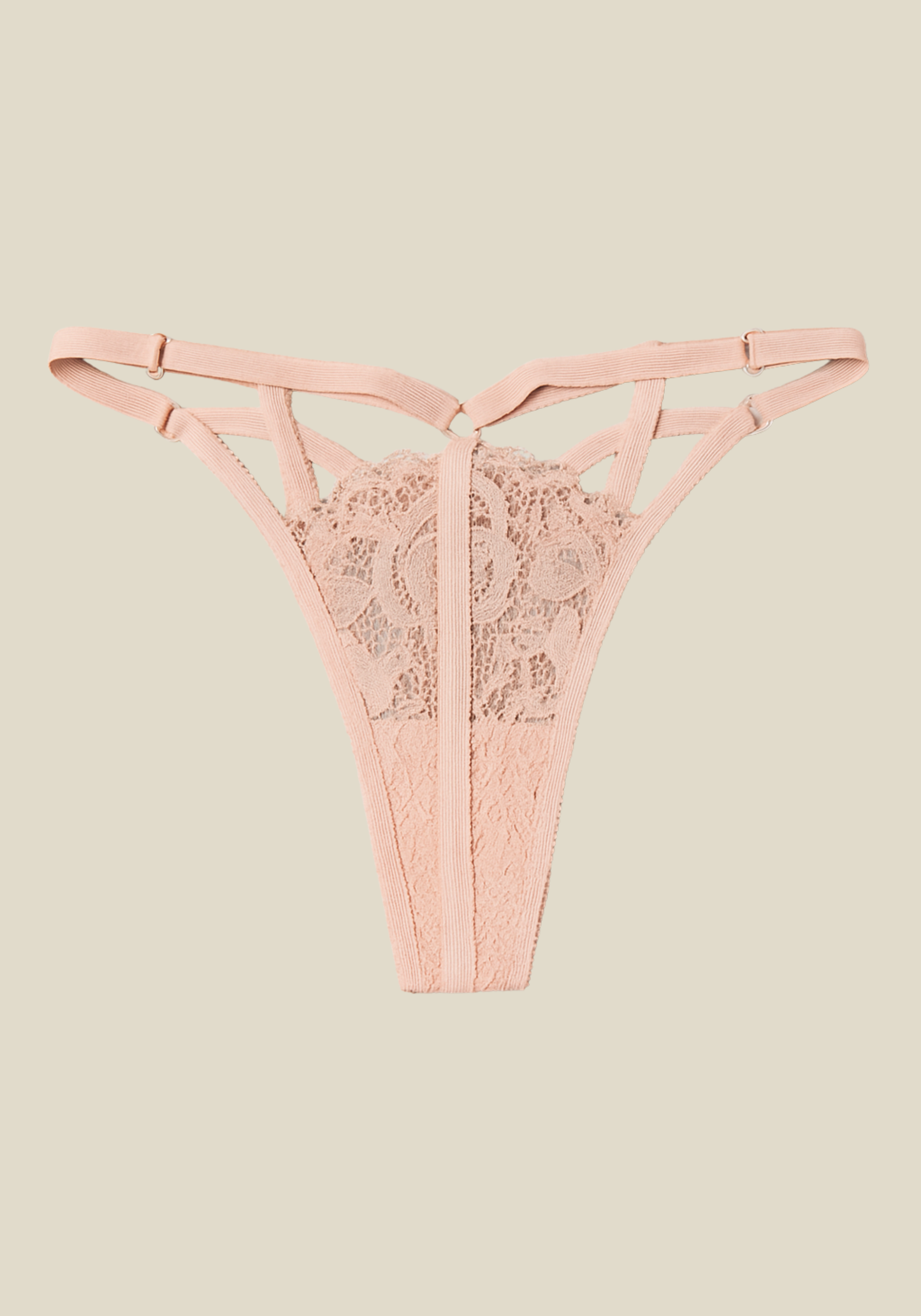 Straps G-String With Lace Detail Panties