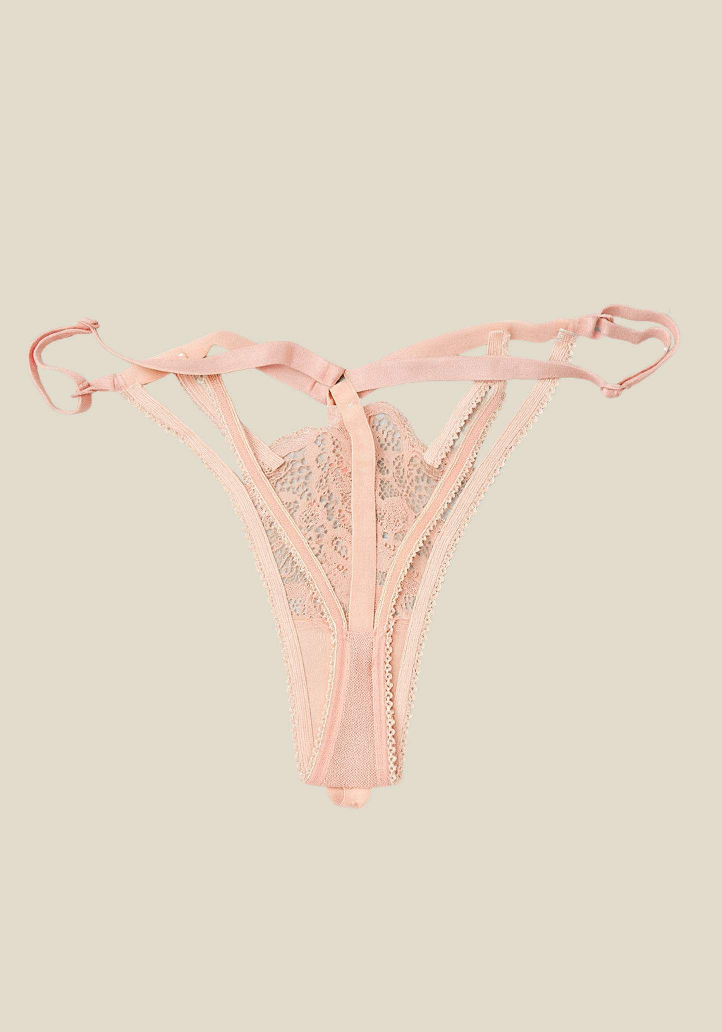 Straps G-String With Lace Detail Panties