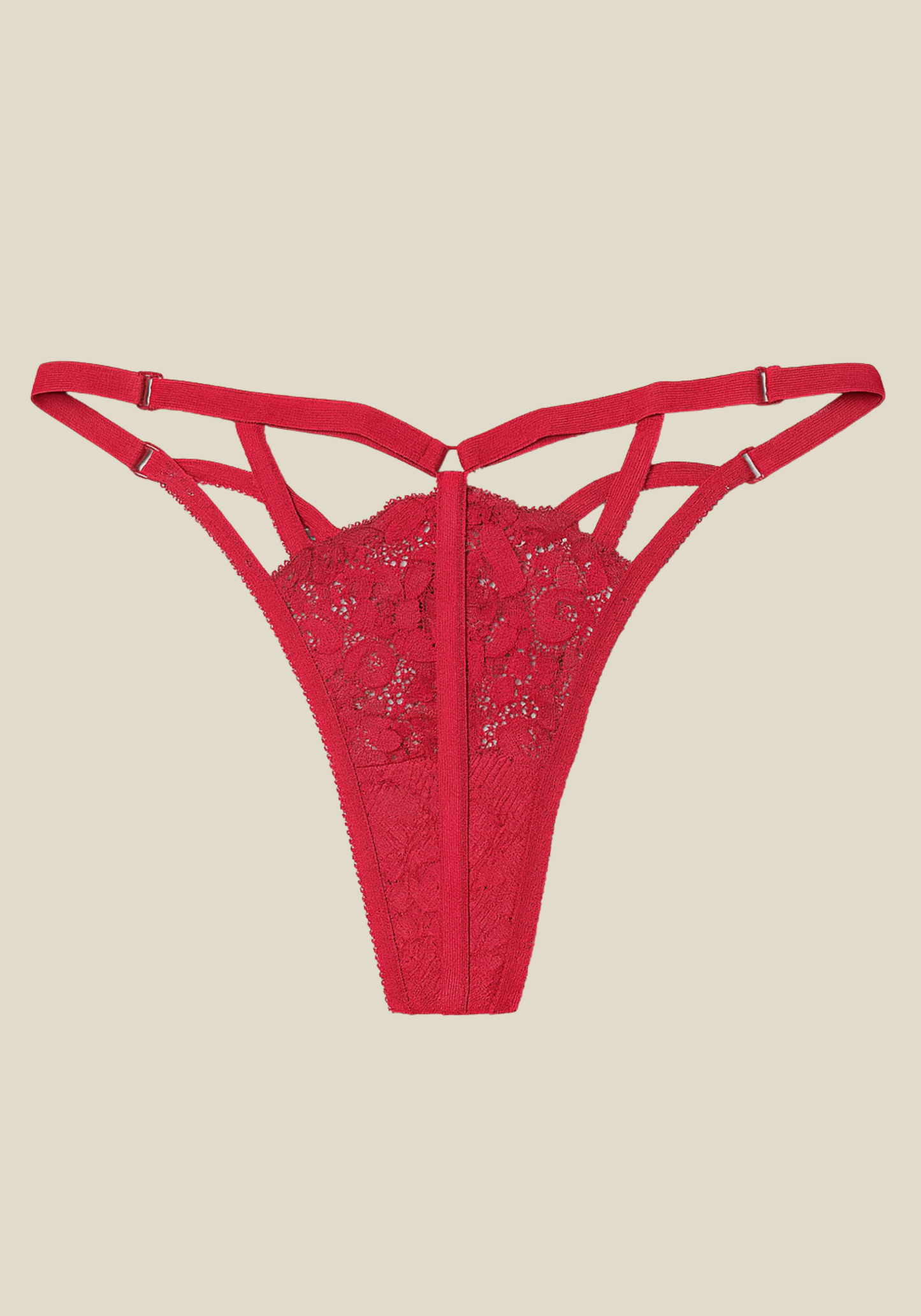 Straps G-String With Lace Detail Panties