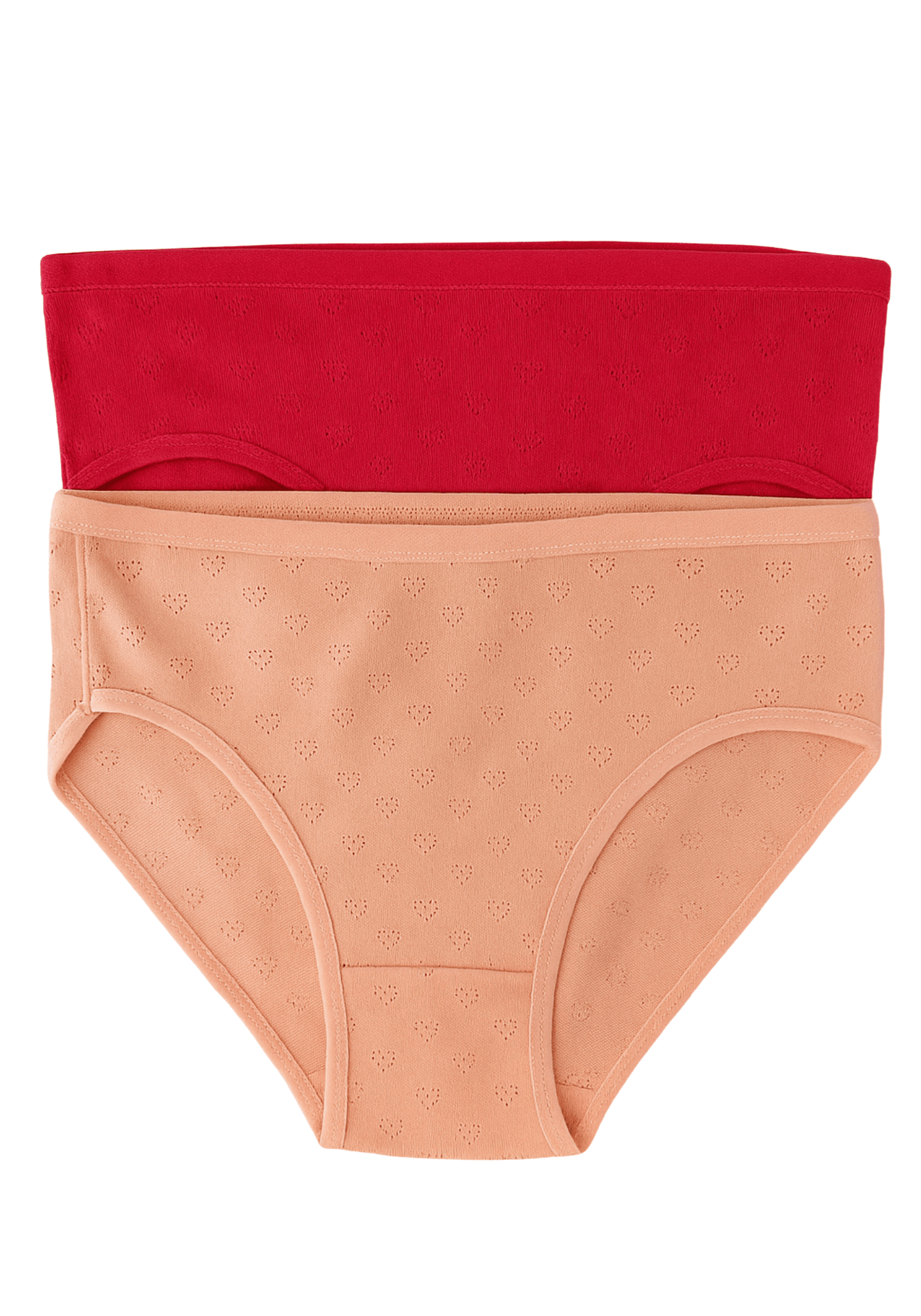 بيكيني مضلع بنقشة قلب