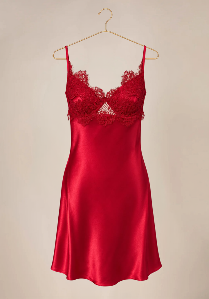 Set Of 6: Lace Cami, Short, Top, Pant, Short Nighty, Button Robe