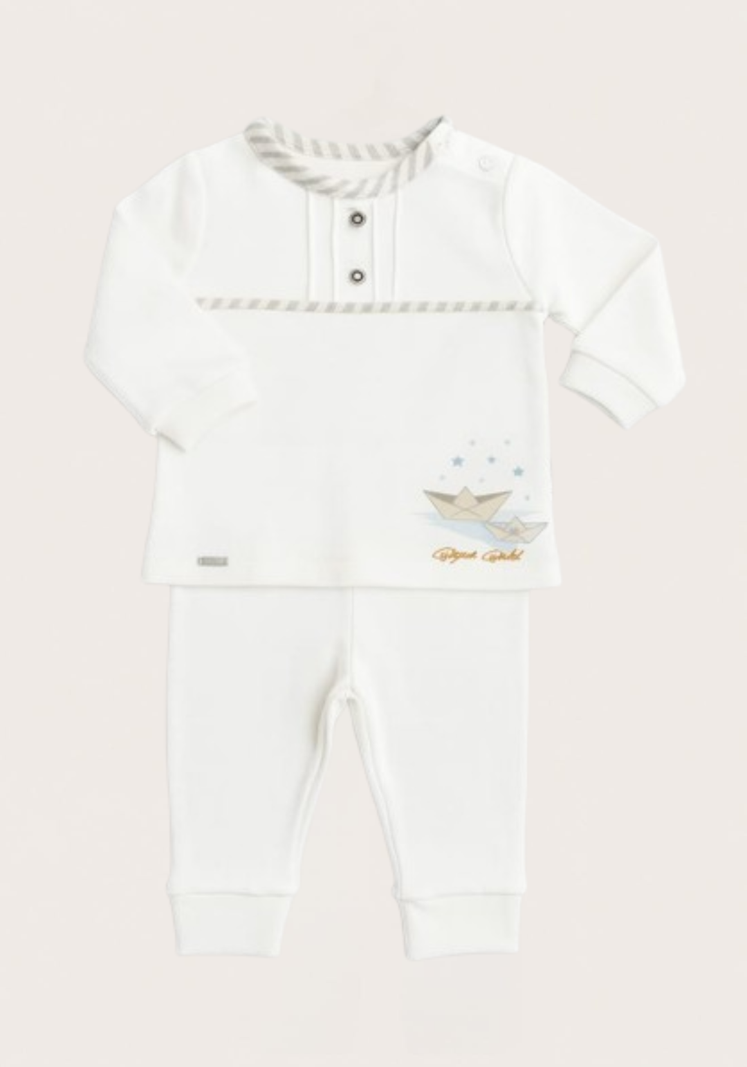 Baby Set Of 2: Romper With Cap