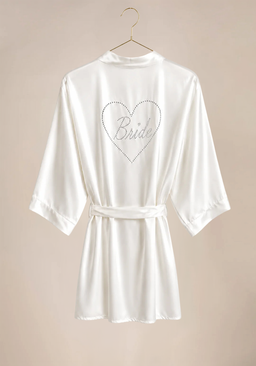Bridal Satin Short Robe
