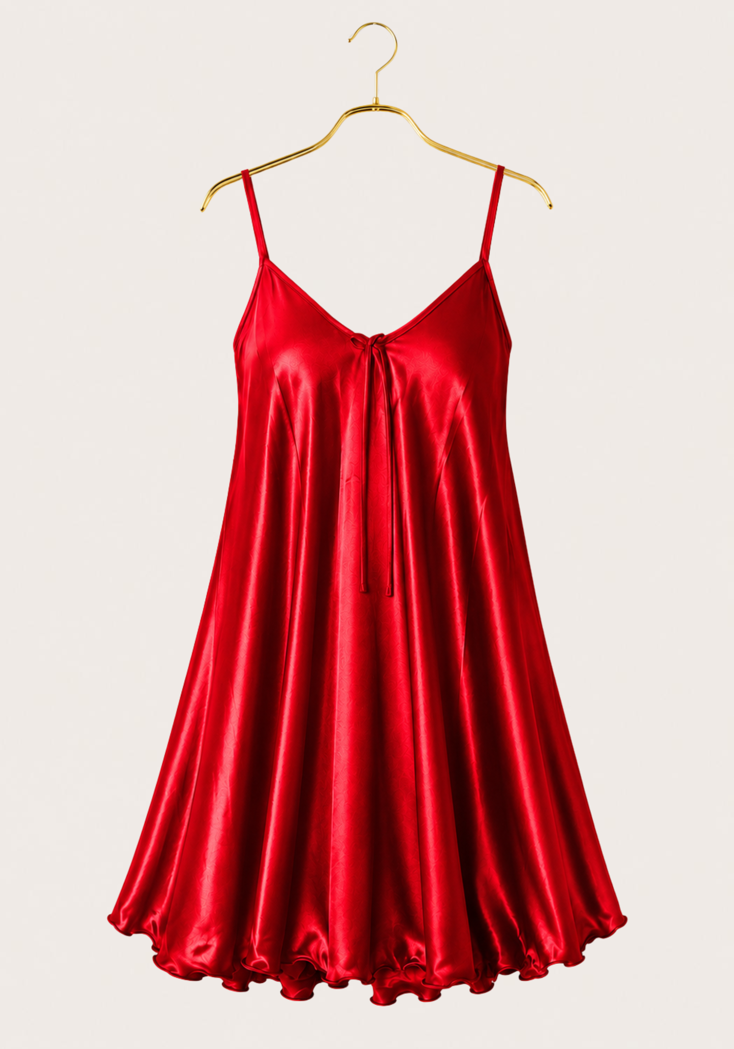 Shoulder Strap Plain Satin Babydol