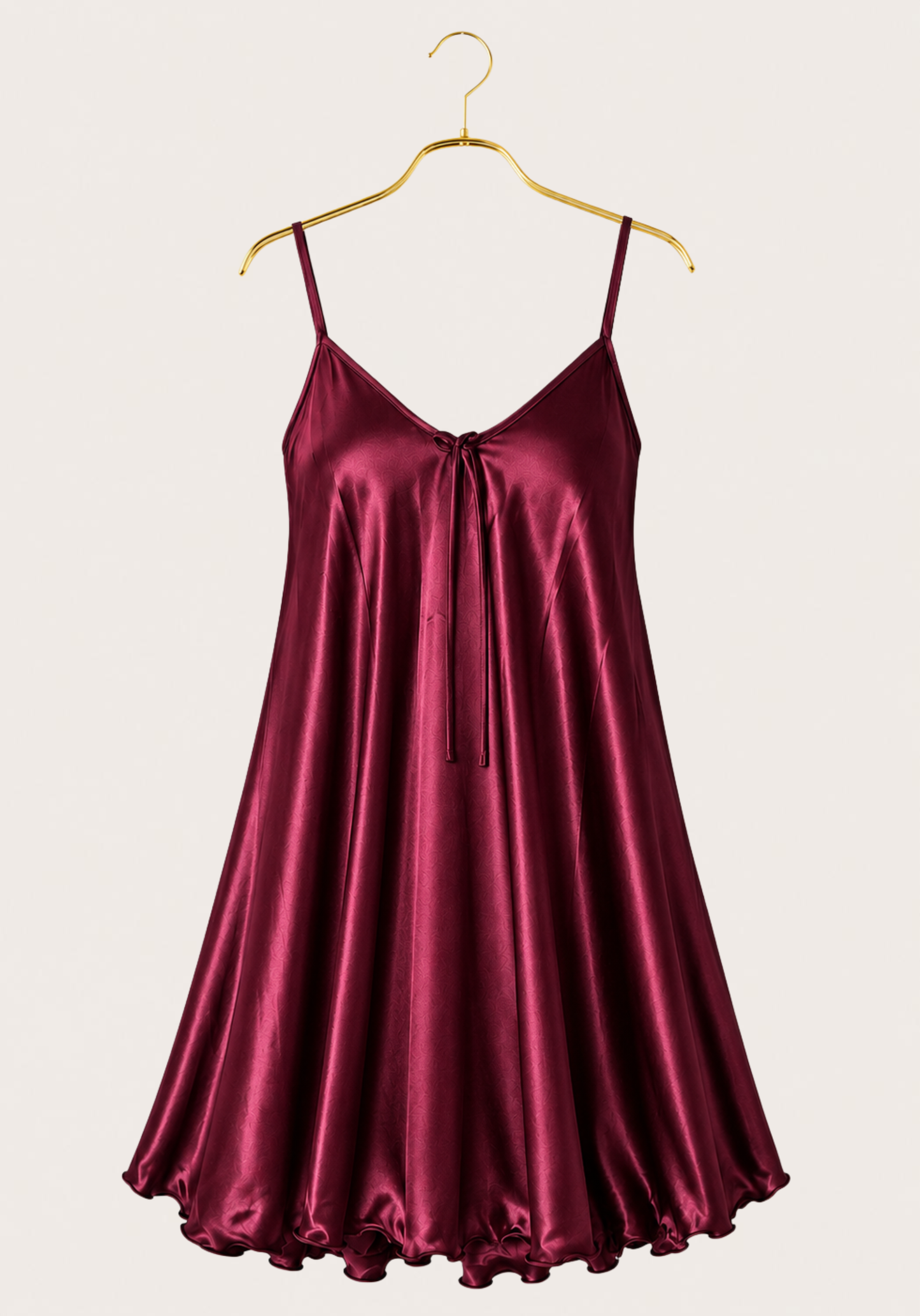Shoulder Strap Plain Satin Babydol