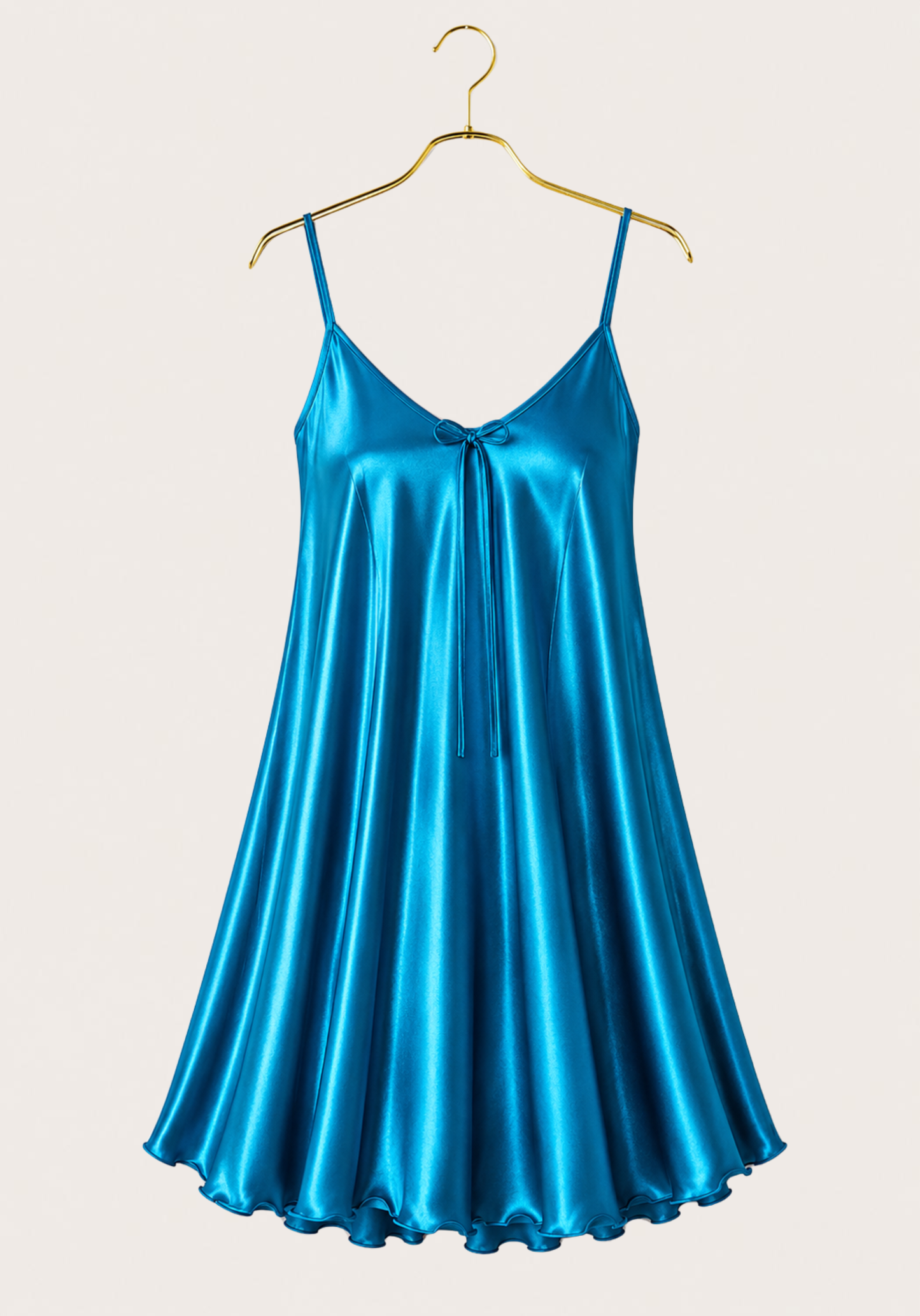 Shoulder Strap Plain Satin Babydol