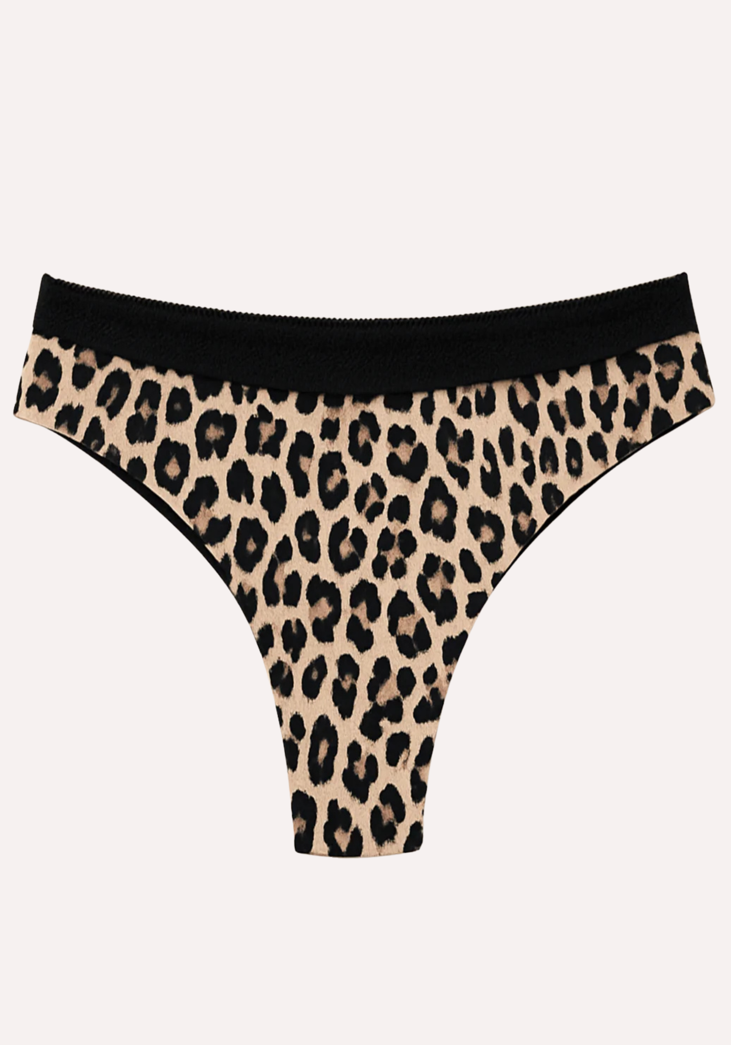 Hi Waist Wide Band Printed Bikinis