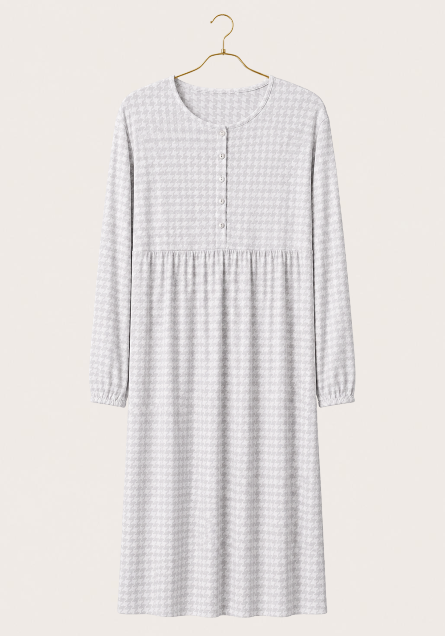 Long Sleeve Long Night Gown