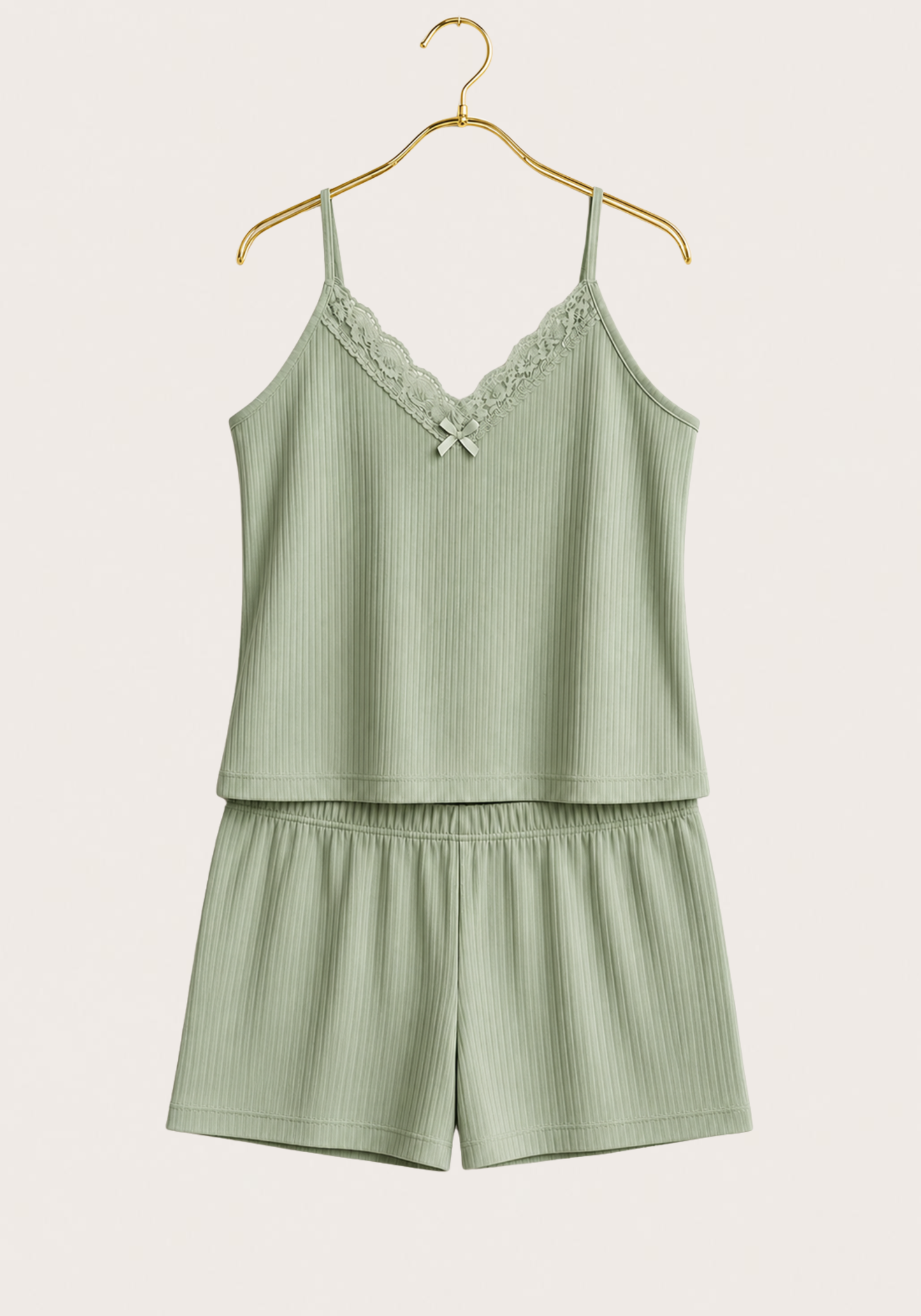 Chords Sleeveless Short Set