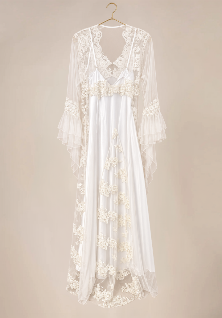 Bridal Long Gown Set