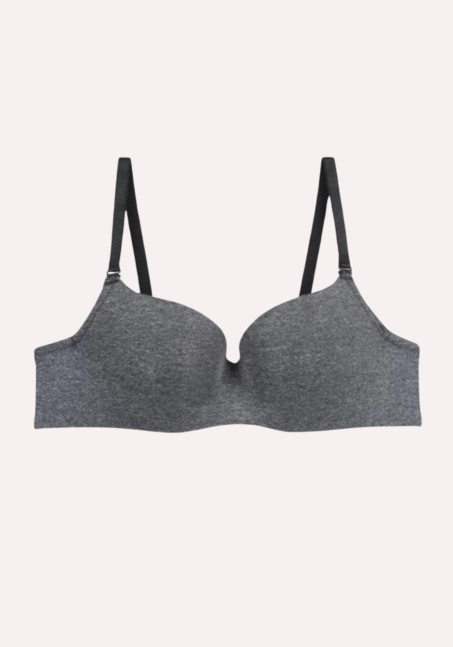 Hollow Micro Melange Jumpsuit Bra