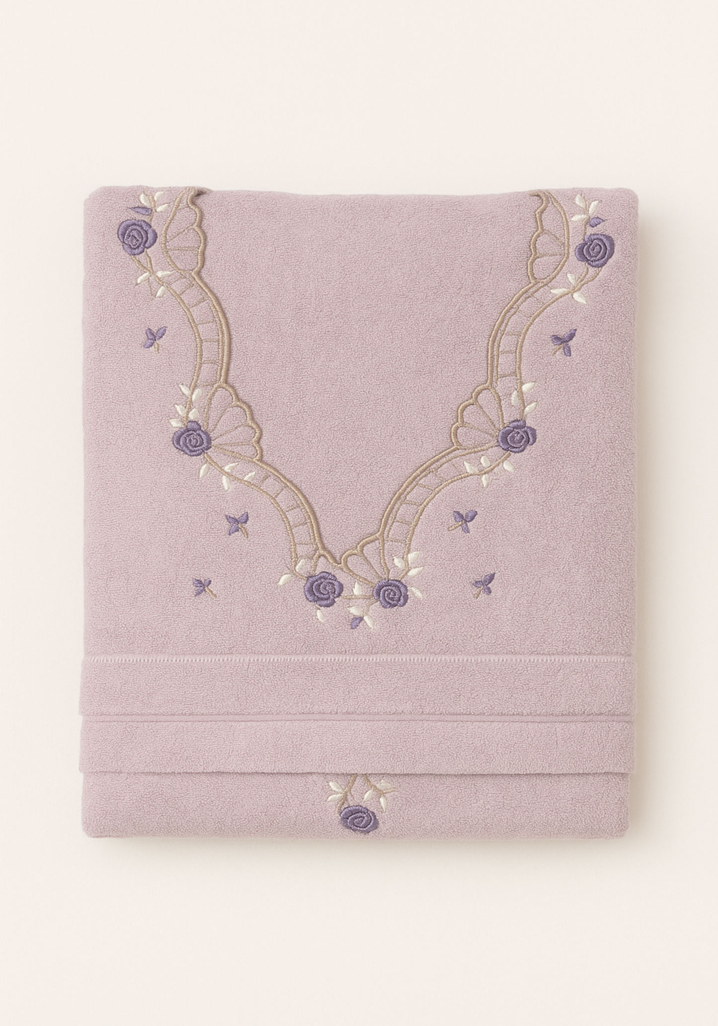 BTH Single Bamboo Embroidered Bathrobe