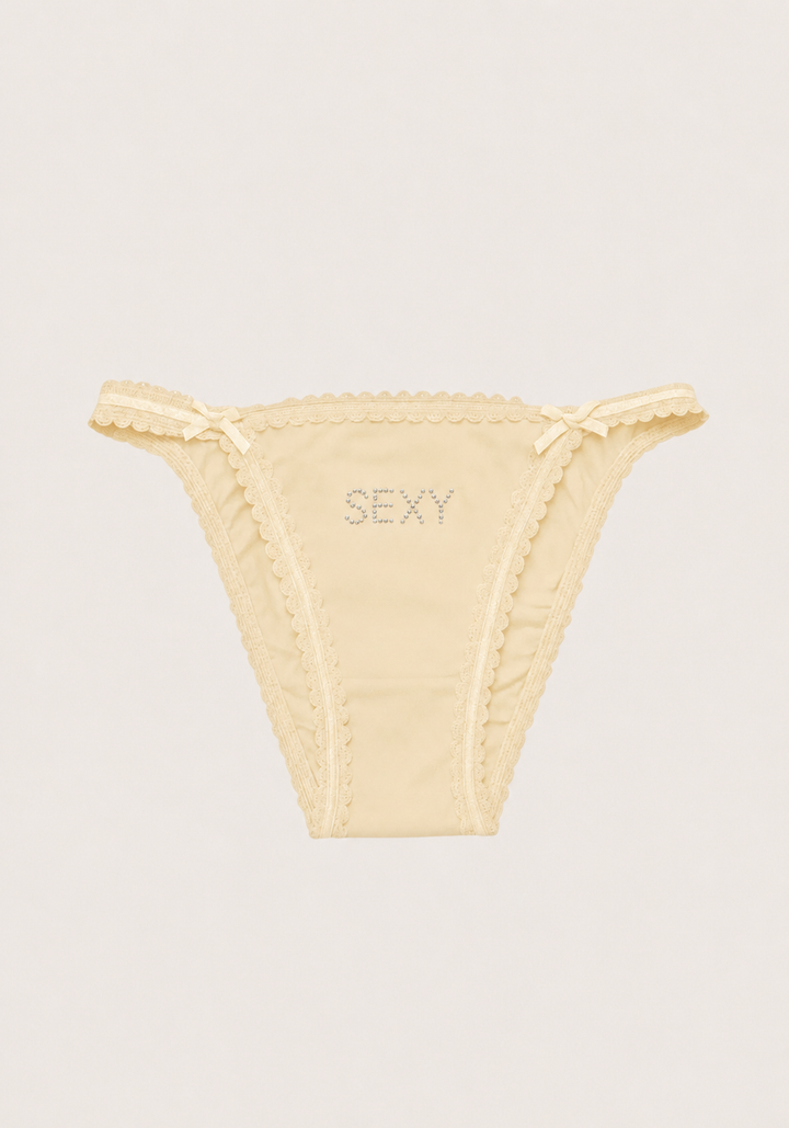 Tartar Stones With Side Elastic Straps Panties