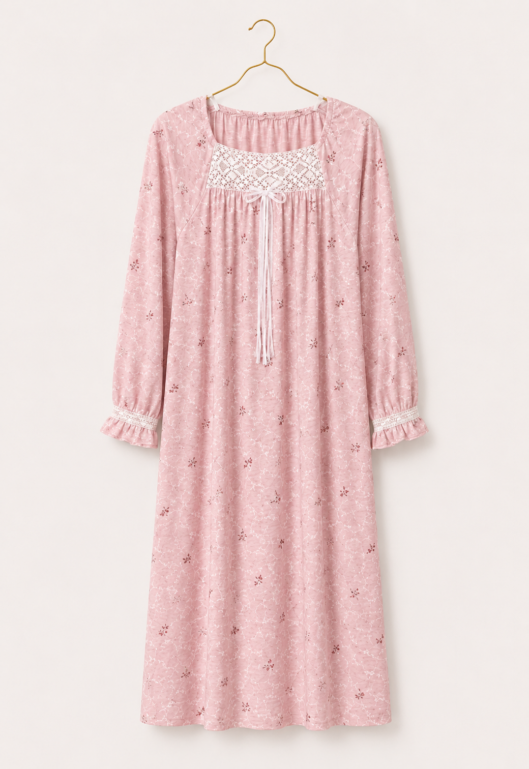 Long Sleeve Long Night Gown