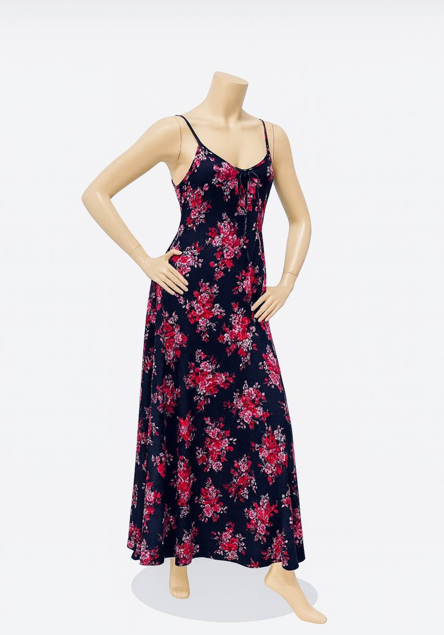 Satin Long Printed Nighty