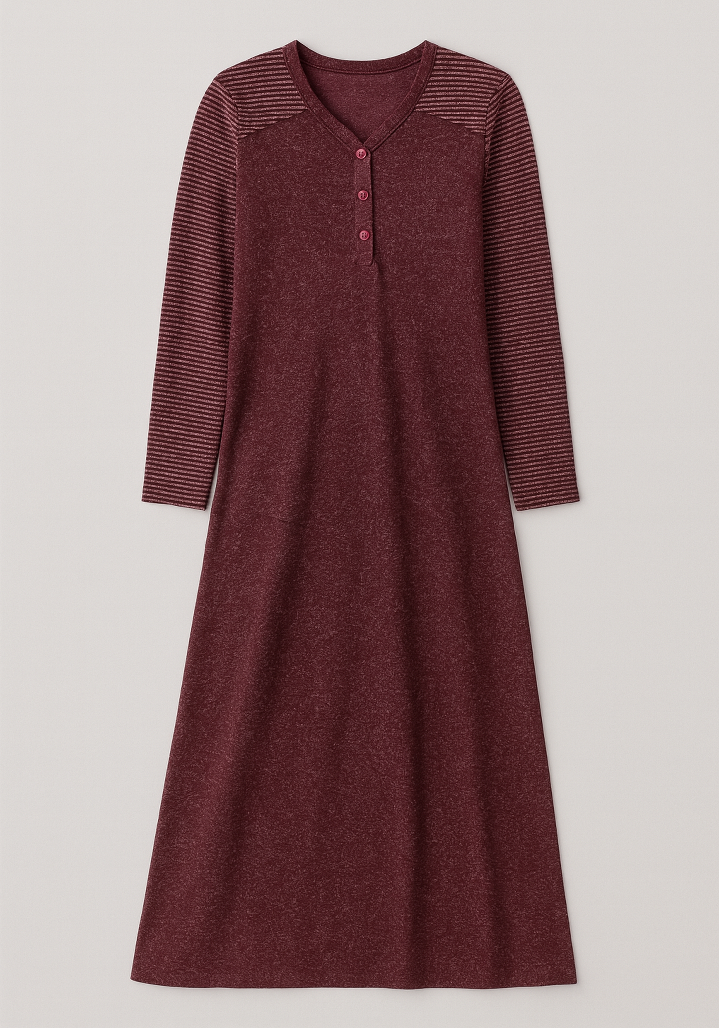 Long Sleeve Soft Touch Long Gown