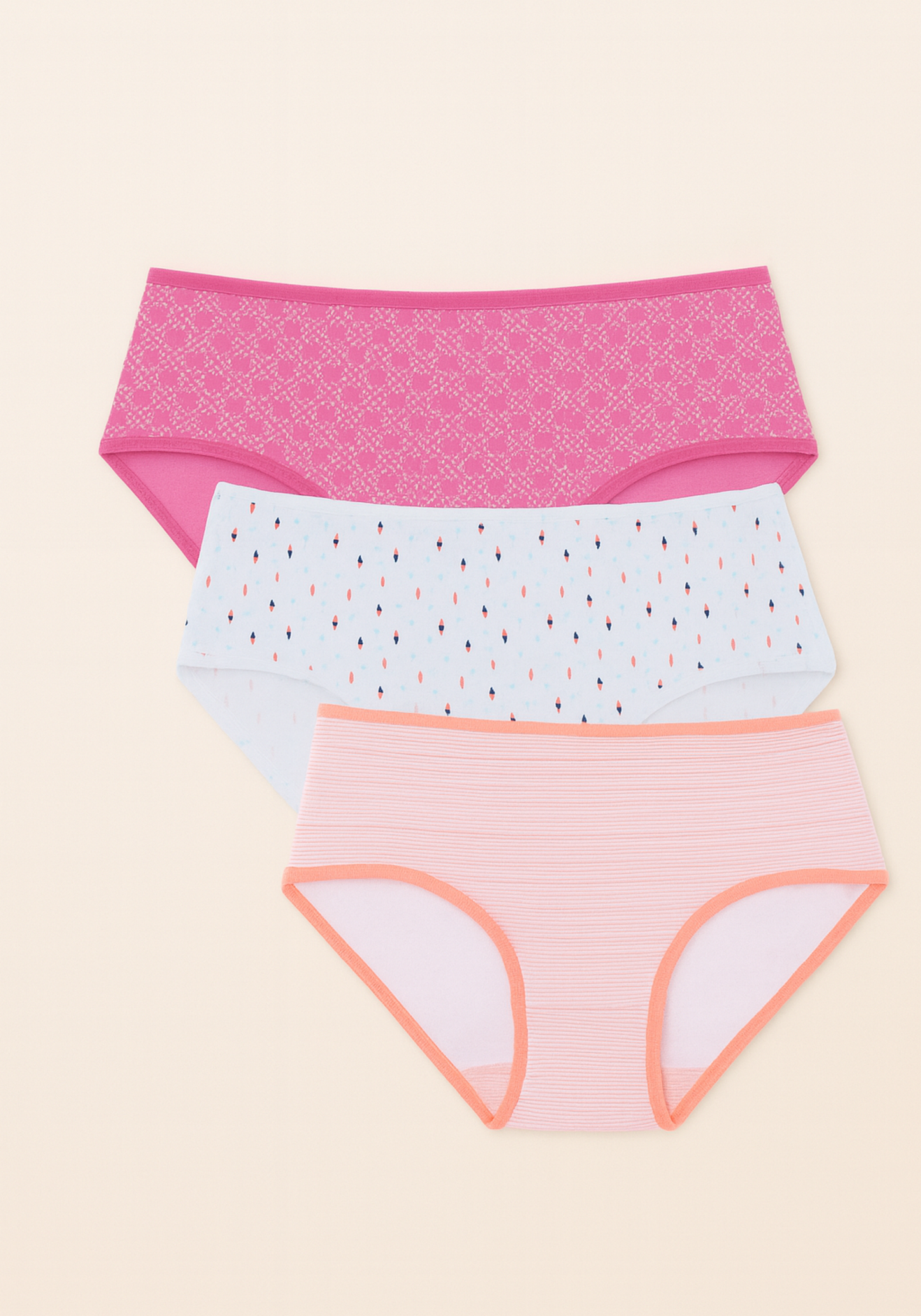 مجموعة UNDR ميدي مطبوعة من 3 قطع