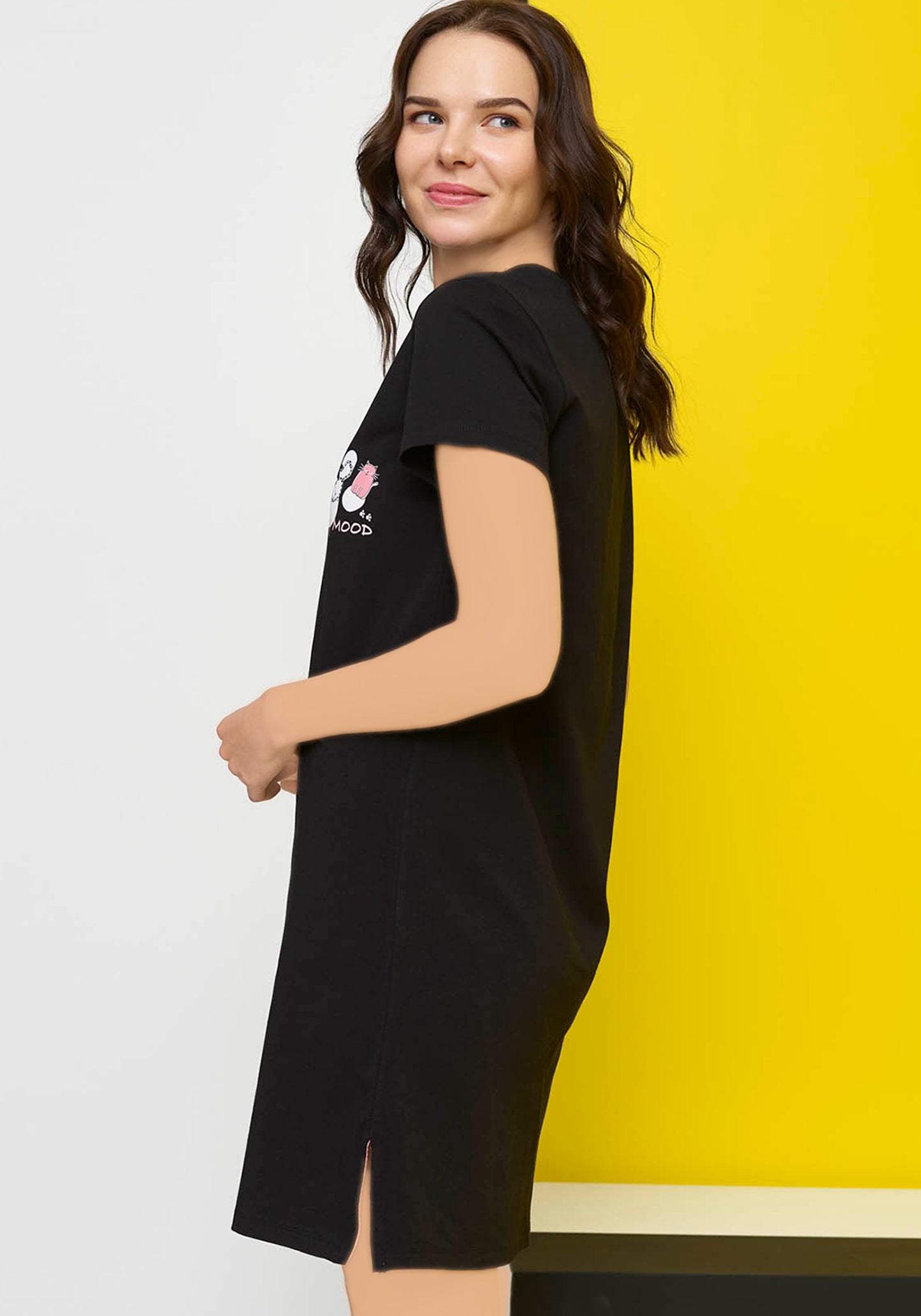 قميص نوم بأكمام قصيرة من S&amp;L