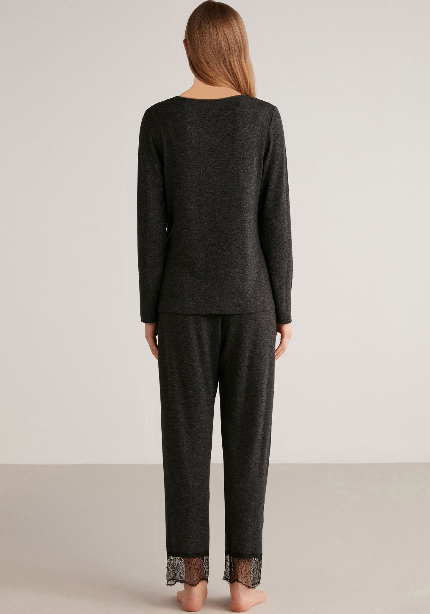 بيجامة S&amp;L بأكمام طويلة