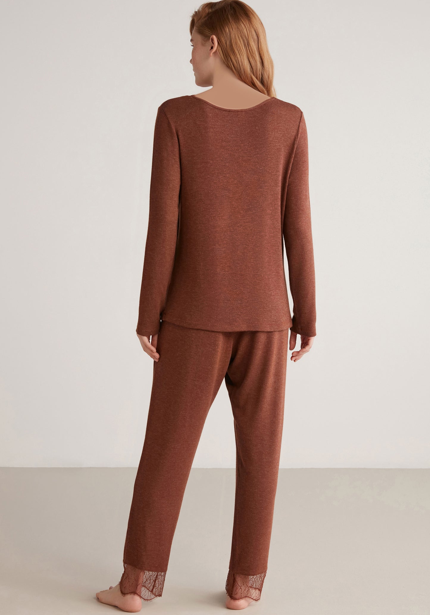 بيجامة S&amp;L بأكمام طويلة