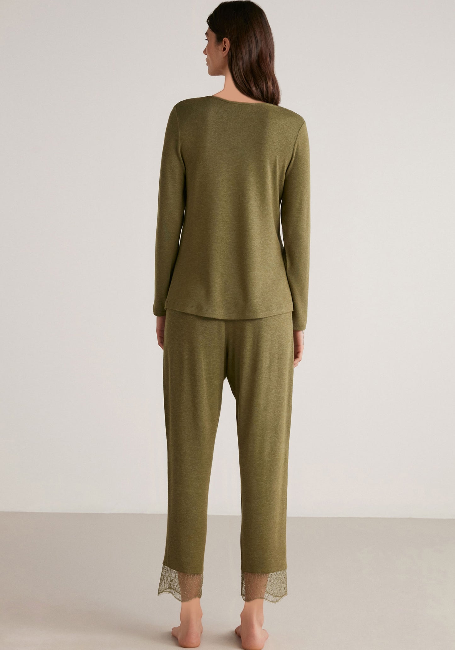 بيجامة S&amp;L بأكمام طويلة