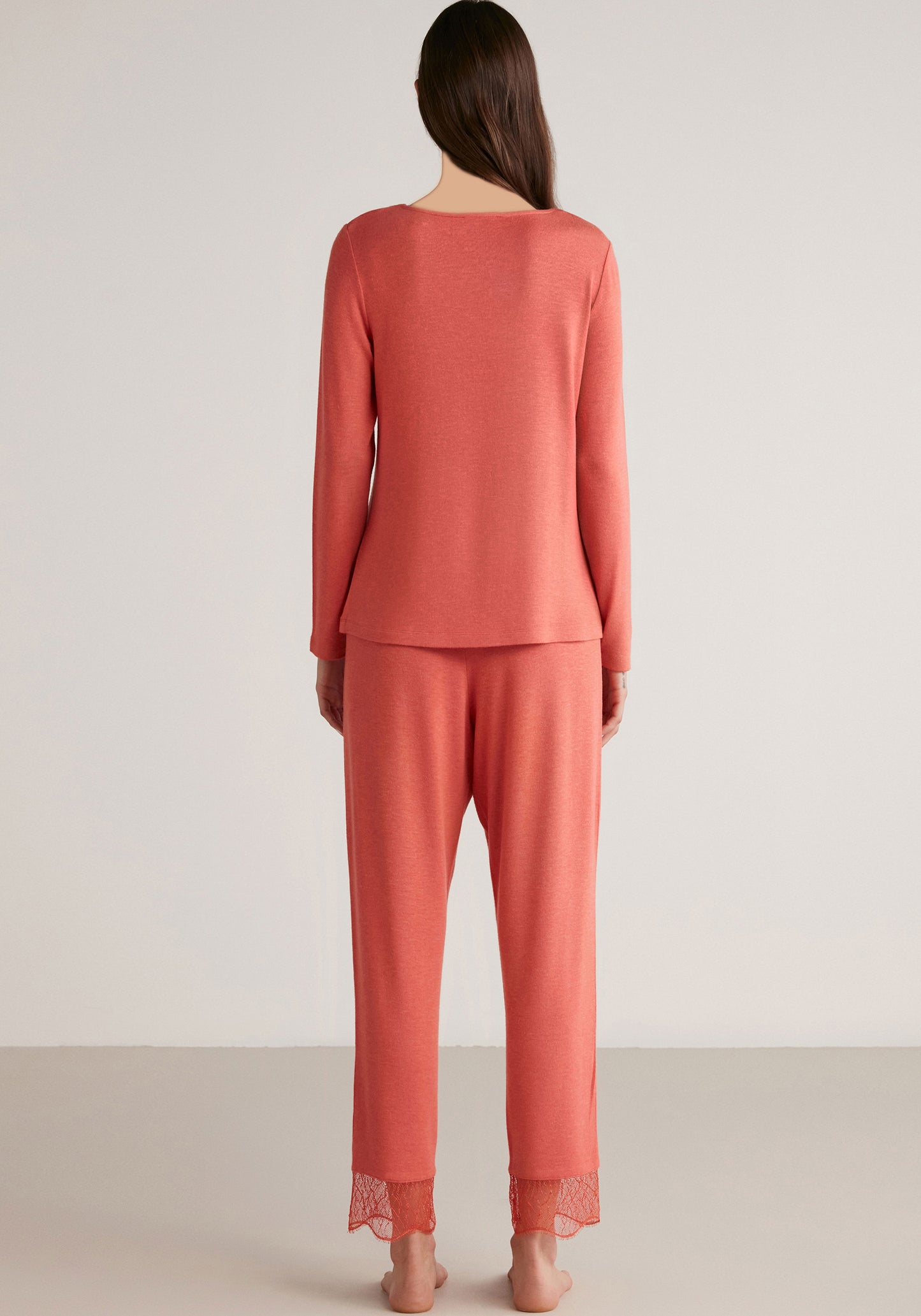 بيجامة S&amp;L بأكمام طويلة