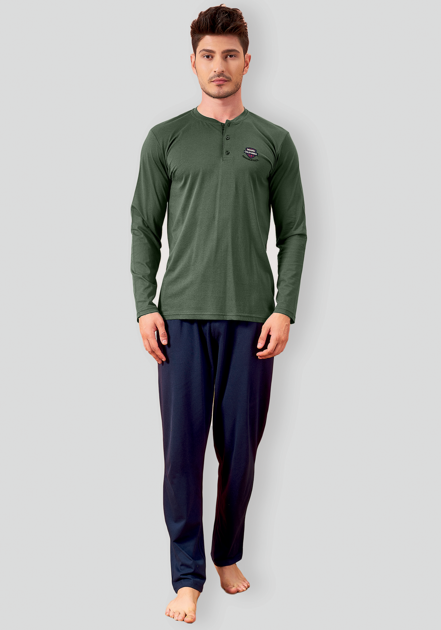 Men Long Sleeve Pajama