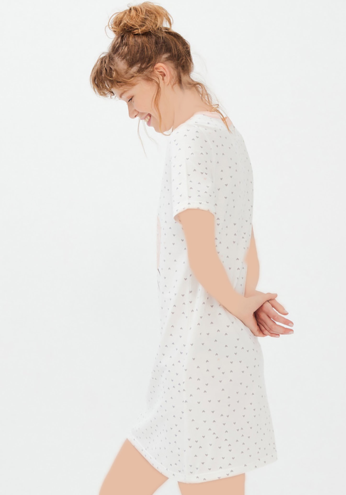 قميص نوم بأكمام قصيرة من S&amp;L