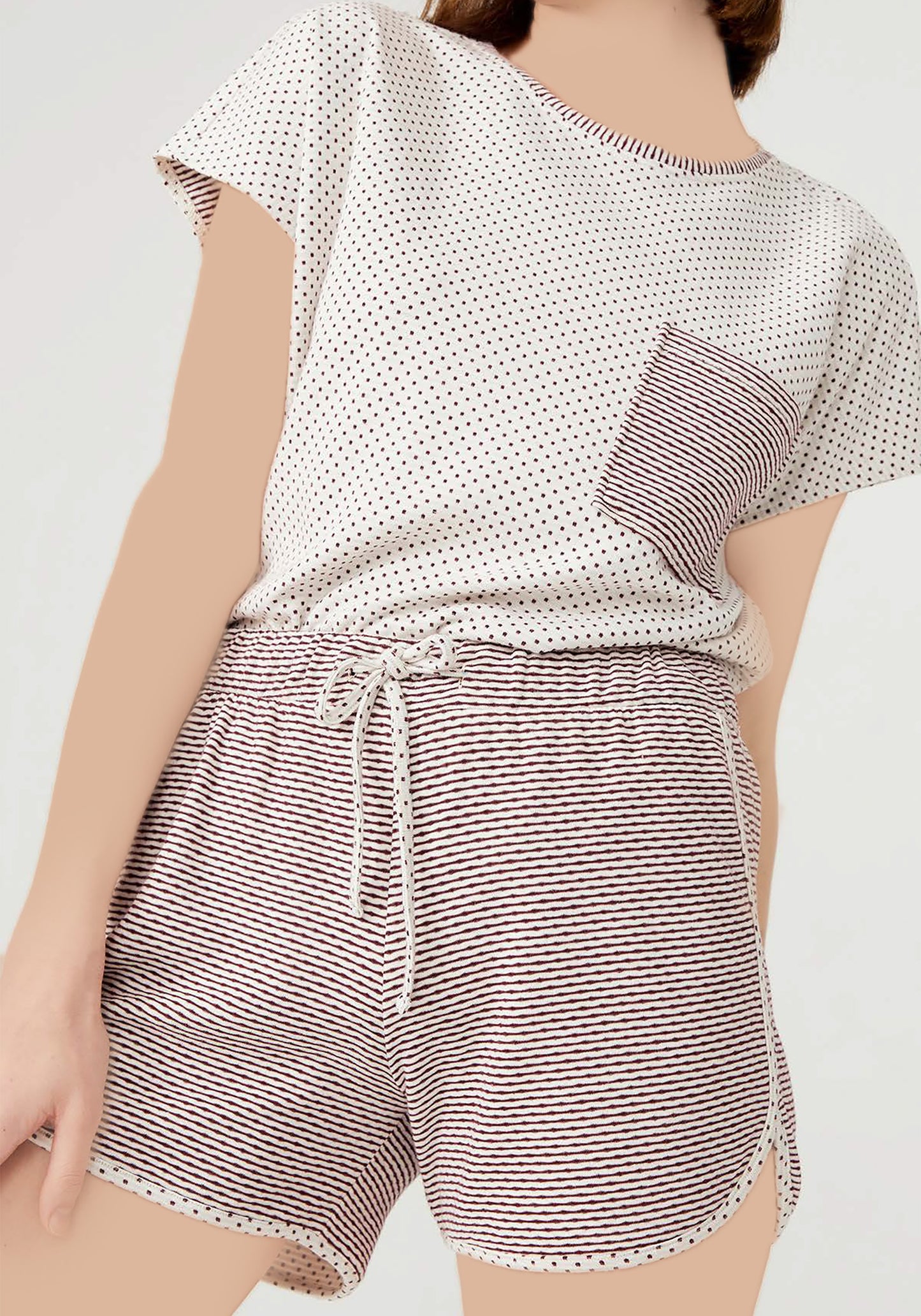 طقم شورت بأكمام قصيرة من S&amp;L