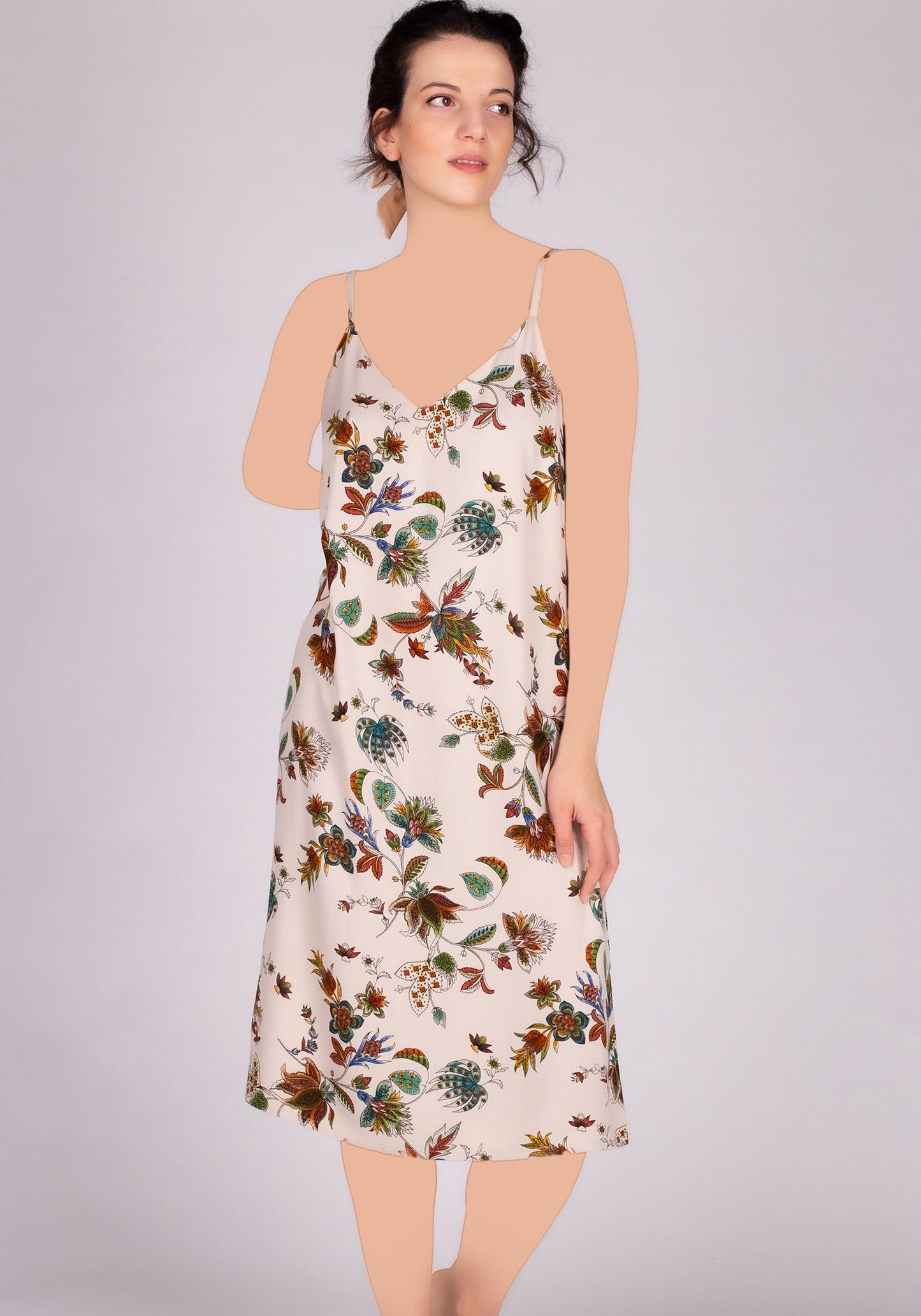 قميص نوم طويل نباتي من S&amp;L